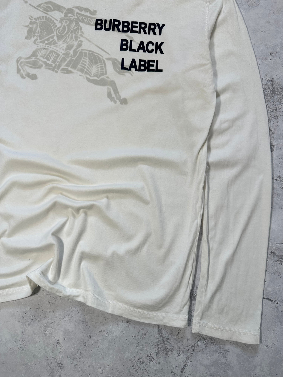 Burberry Black Label 2008 Spellout Longsleeve Tshirt (M)