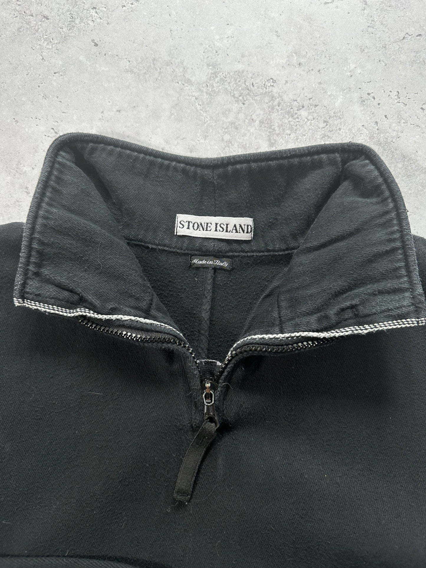 Stone Island 1998 Quarterzip Pullover Jumper (XL/XXL)