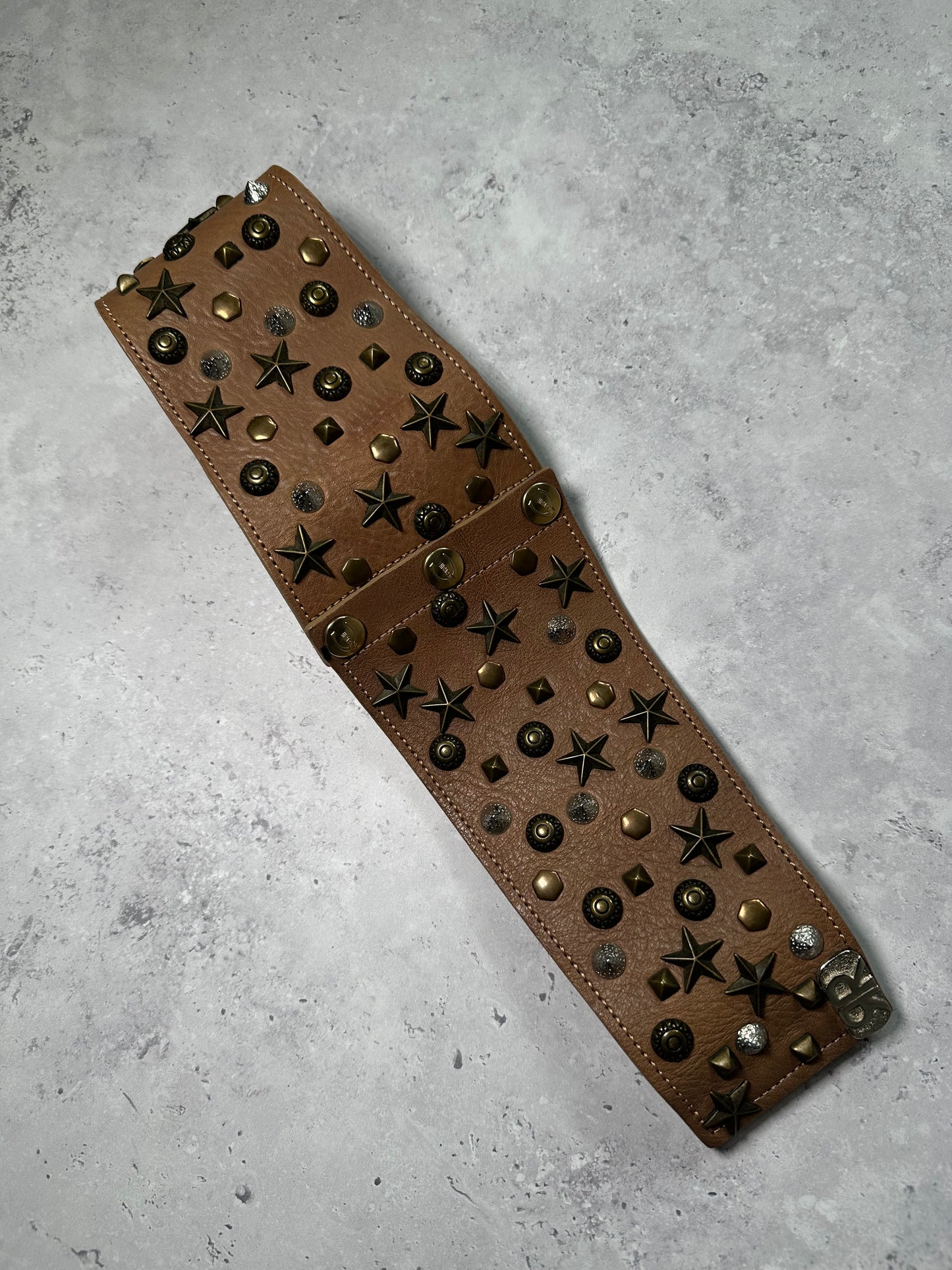 Roberto Cavalli Studded Leather Belt