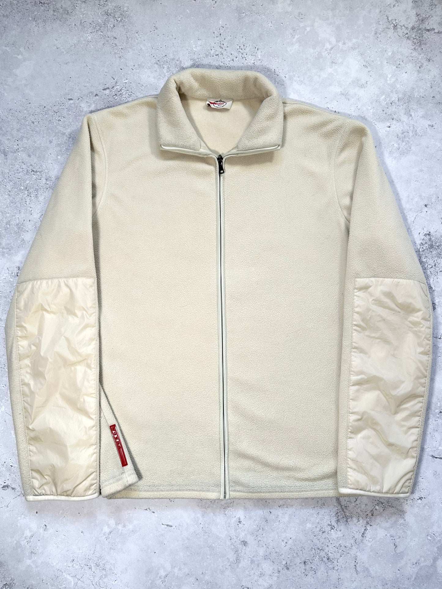 Prada Sport 2010 Nylon Panelled Zip Fleece Jacket (L)