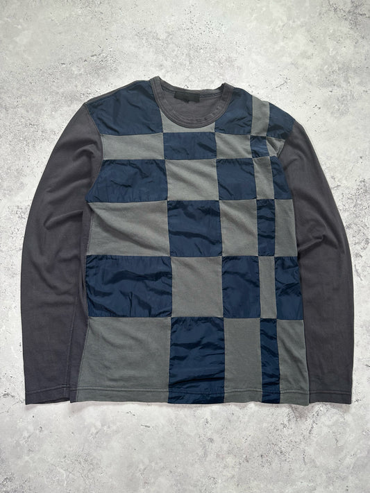 Comme des Garçons Homme AD2009 Reconstructed Nylon Patchwork Tshirt (S)