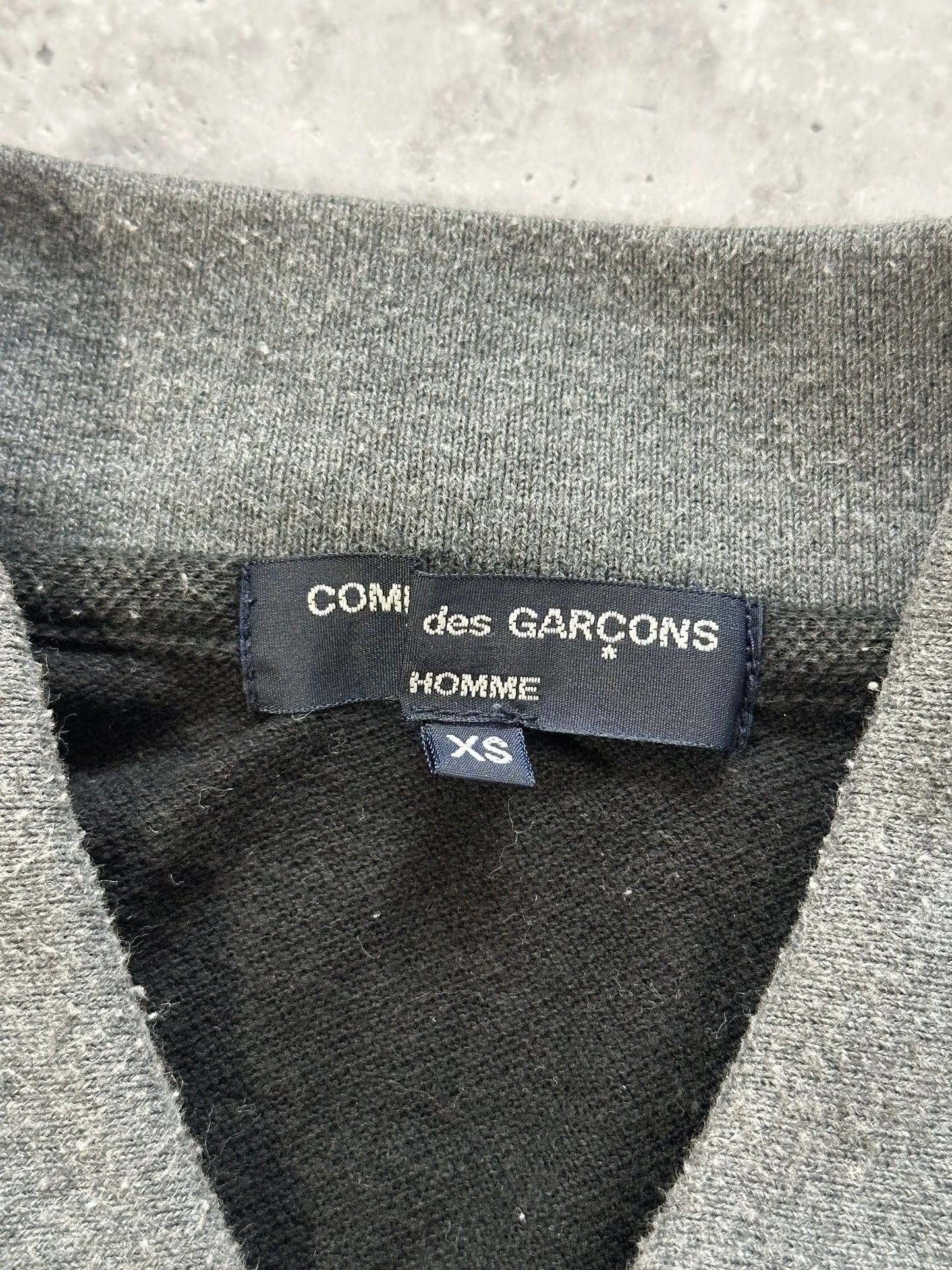 Comme Des Garçons Homme 2011 Paint Splatter Polo Shirt (S)