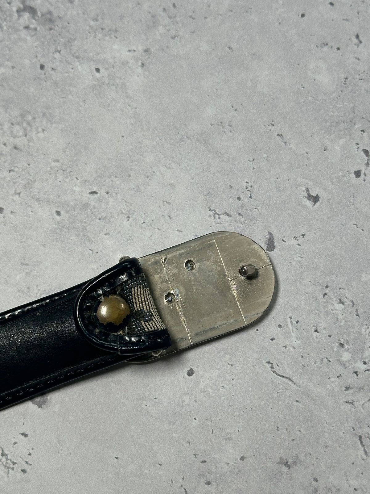 Christian Dior Spellout Trotter Monogram Belt by John Galliano