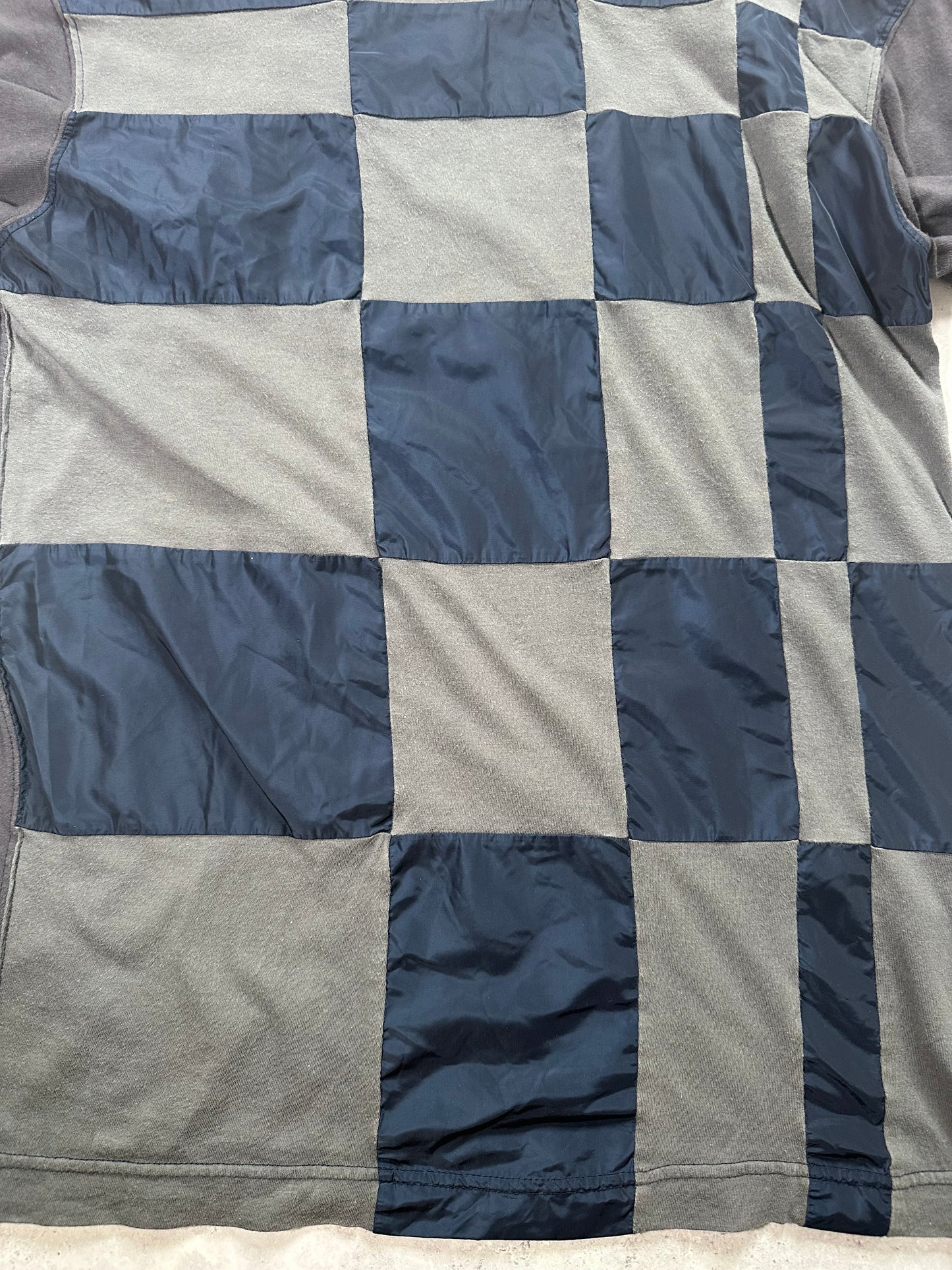 Comme des Garçons Homme AD2009 Reconstructed Nylon Patchwork Tshirt (S)