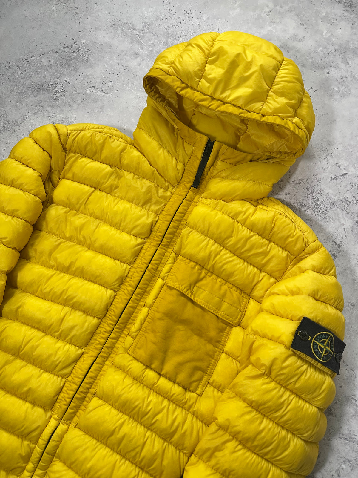 Stone Island AW2017 Garment Dyed Micro Yarn Down Puffer Jacket (L-M)