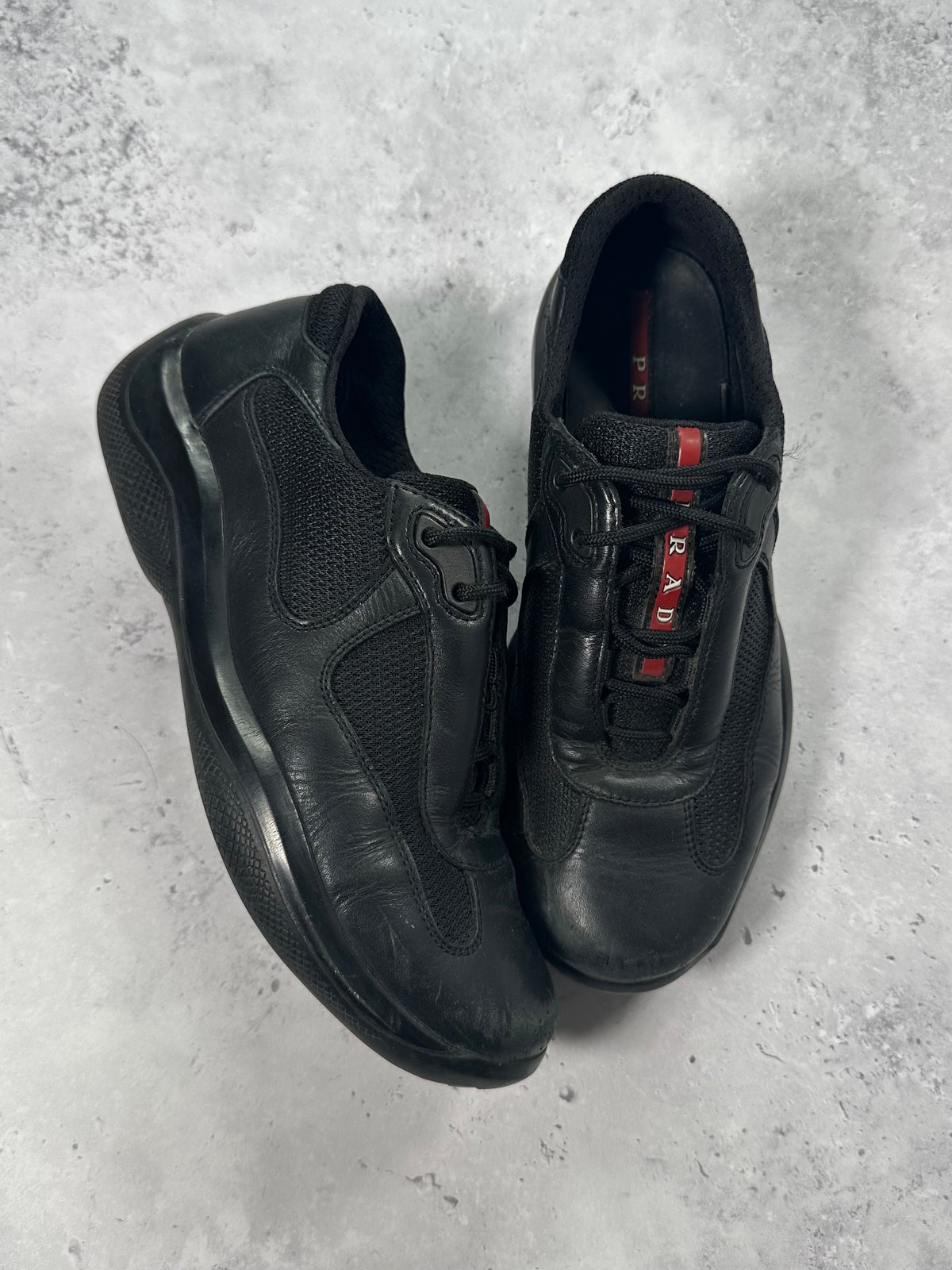 Prada Linea Rossa America’s Cup Sneakers in Black (UK5/EU37.5-38/US6)