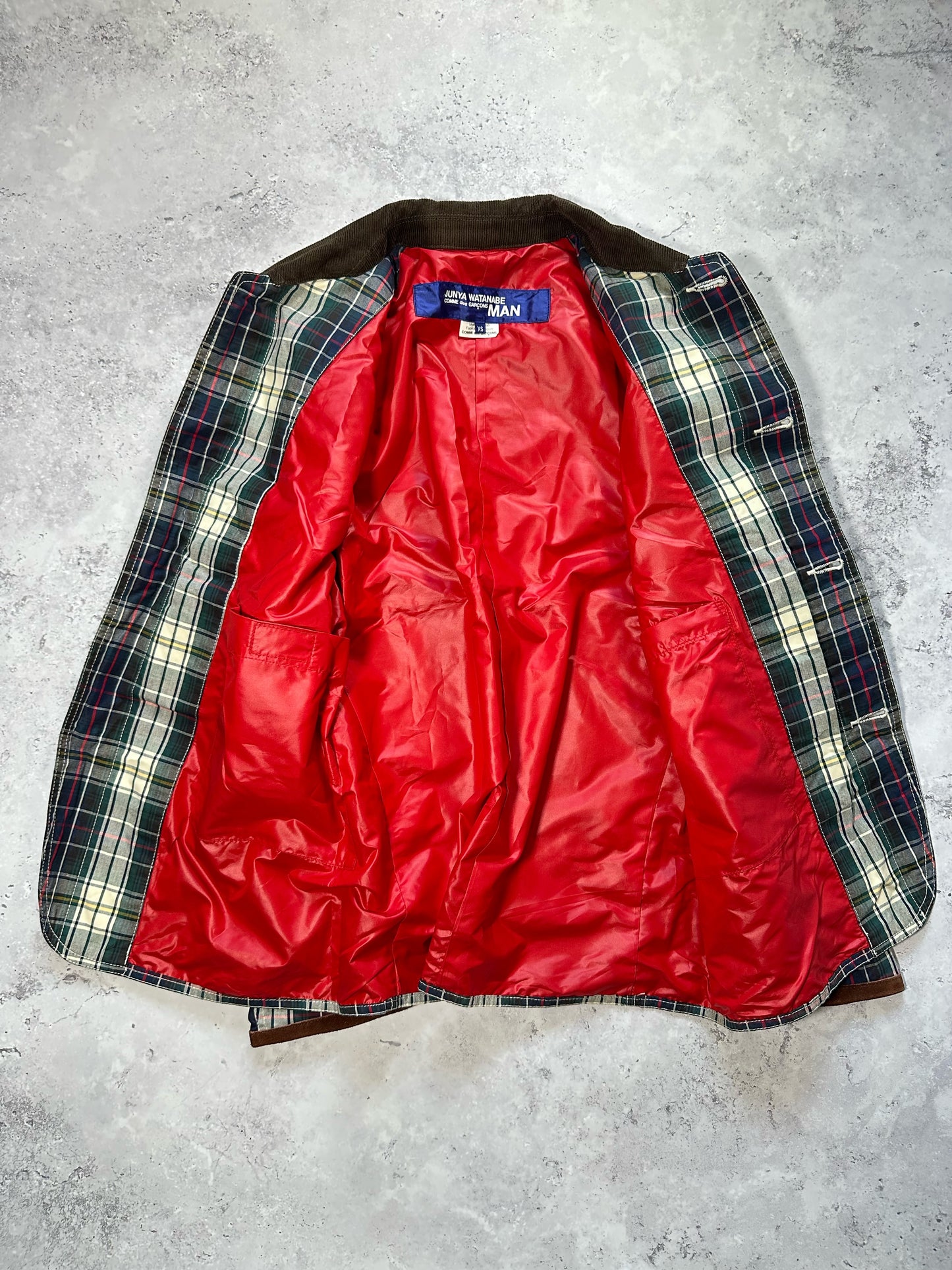 Junya Watanabe MAN Comme des Garçons AD2011 Plaid Tartan Hunting Jacket (S-M)