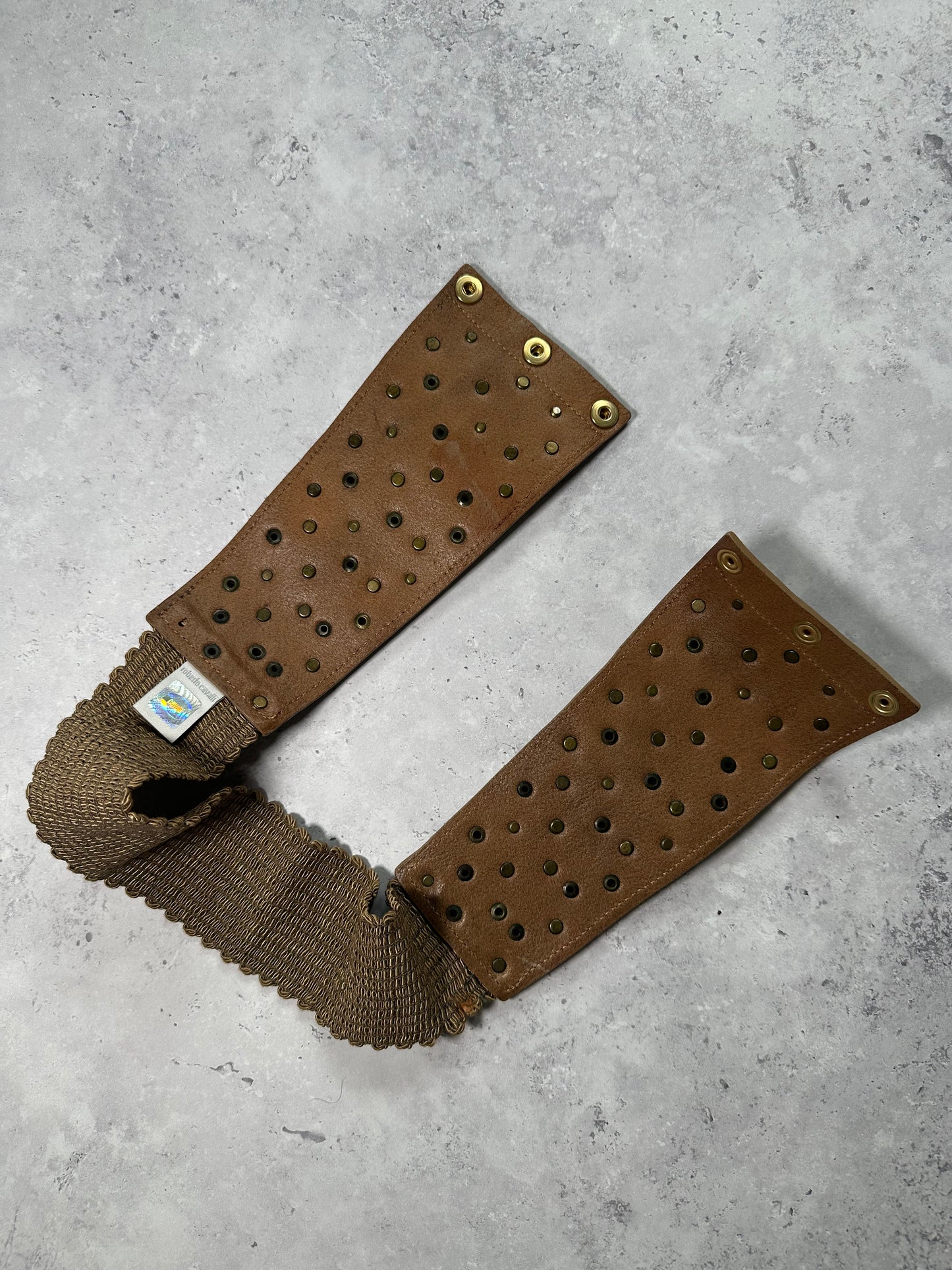 Roberto Cavalli Studded Leather Belt