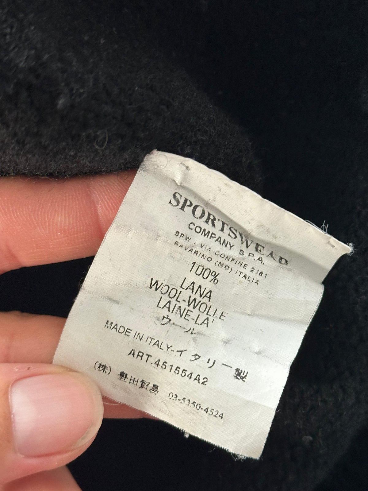 Stone Island AW2006 Hooded Zip Wool Knit by Paul Harvey (L)