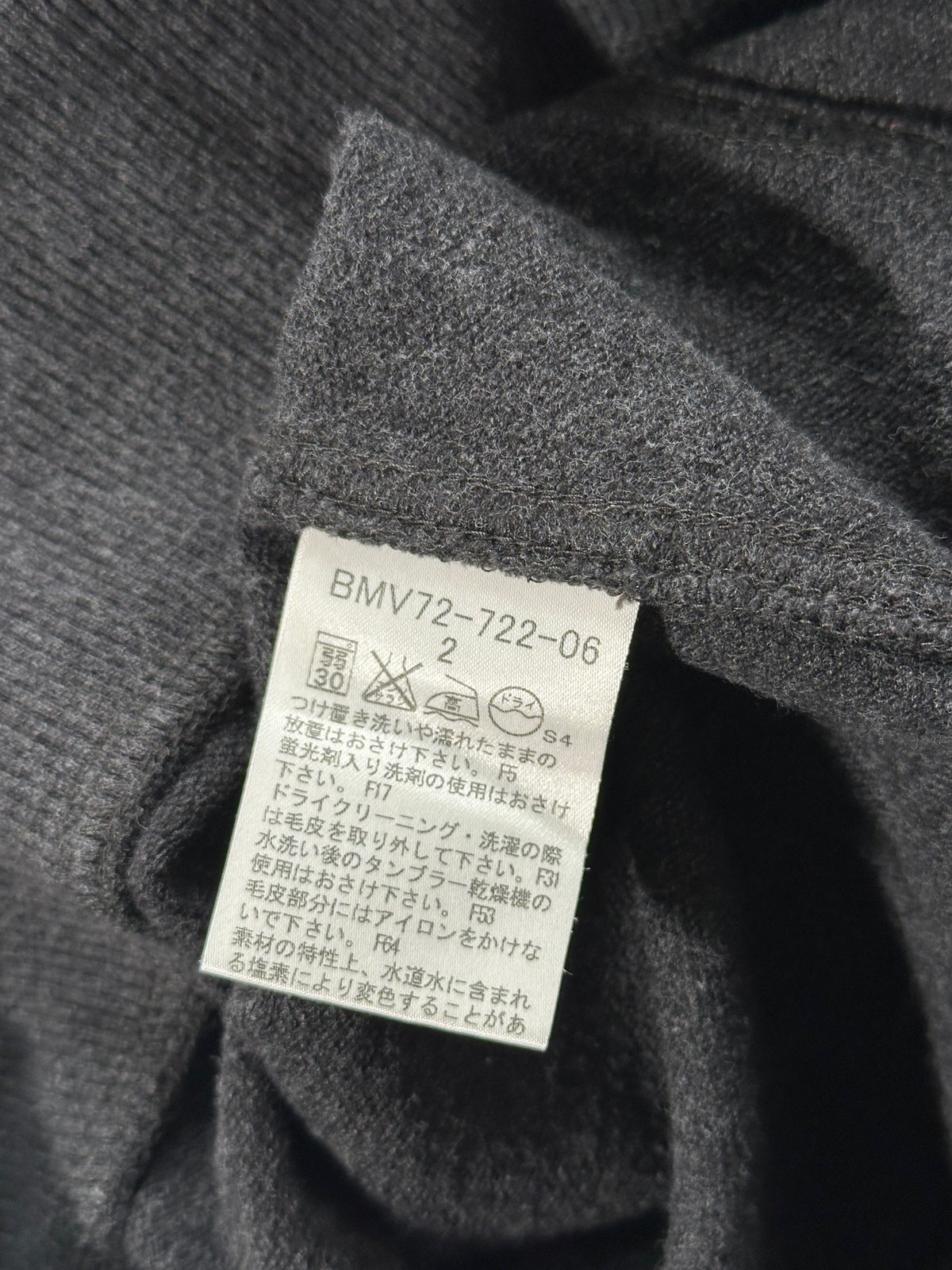 Burberry Black Label 2006 Fur Hood Zip Hoodie (S)