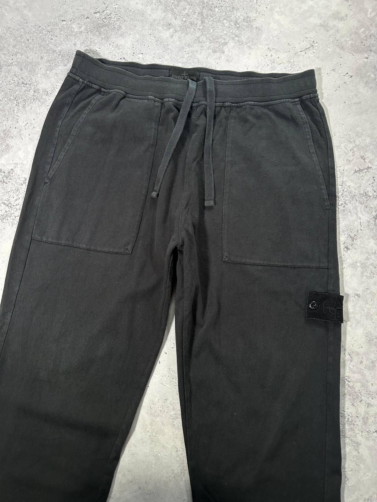 Stone Island 2023 Black Ghost Sweatpants Joggers (XL)