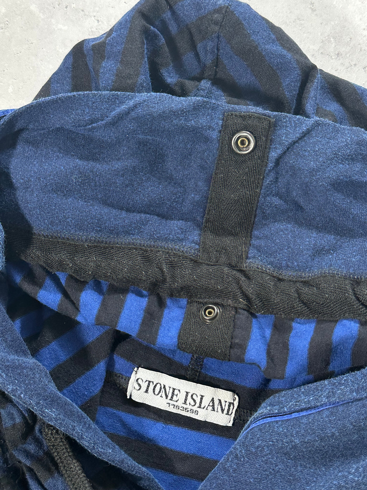 Stone Island SS2008 Striped Hoodie by Paul Harvey (M)