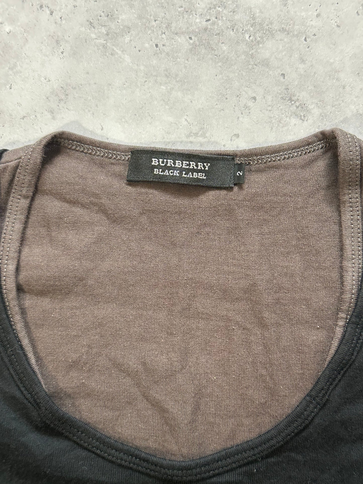 Burberry Black Label 2009 Spellout Longsleeve Tshirt (S)