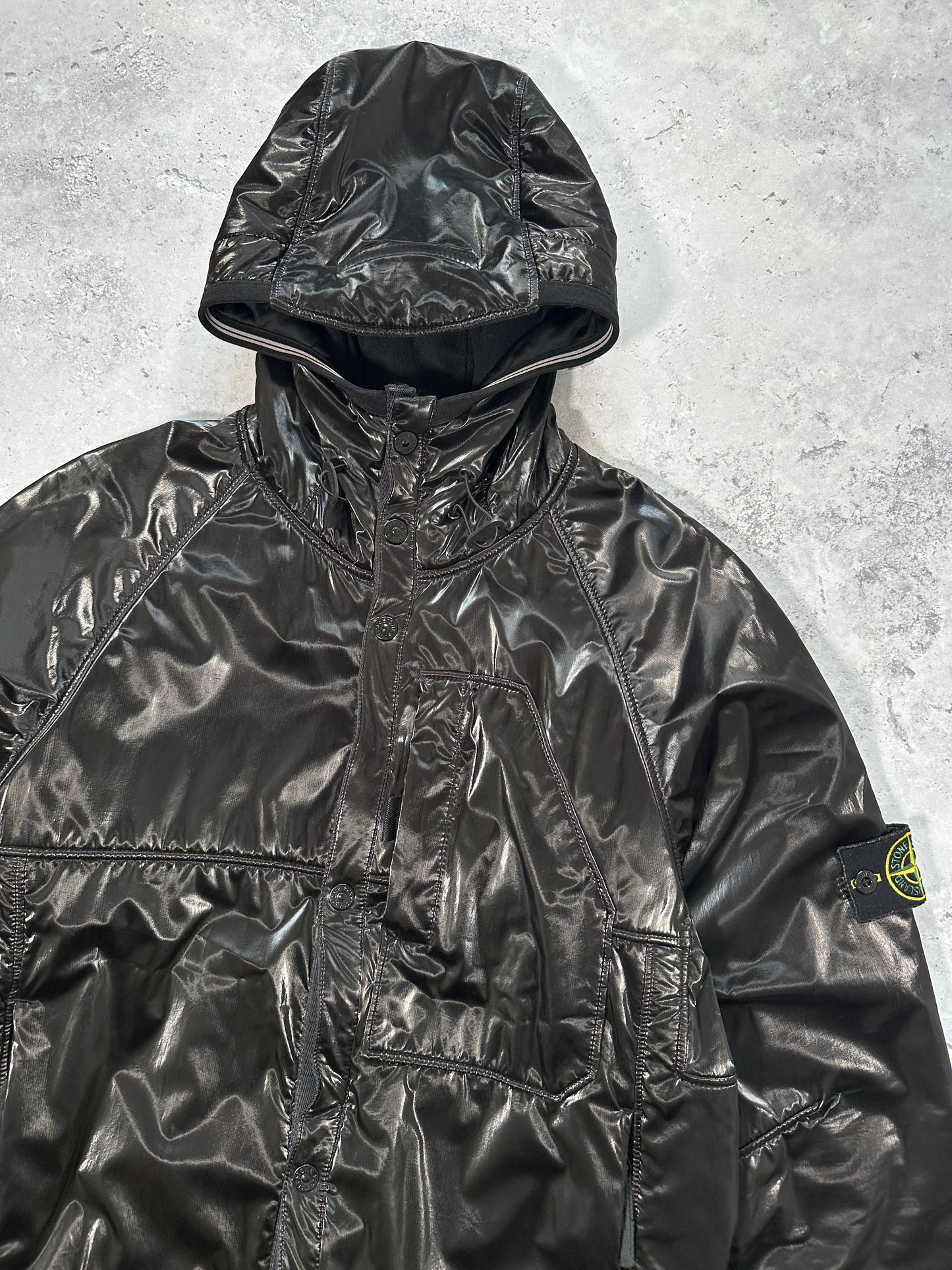 Stone Island 2008 Prismatic Silk Zip Archivio Jacket