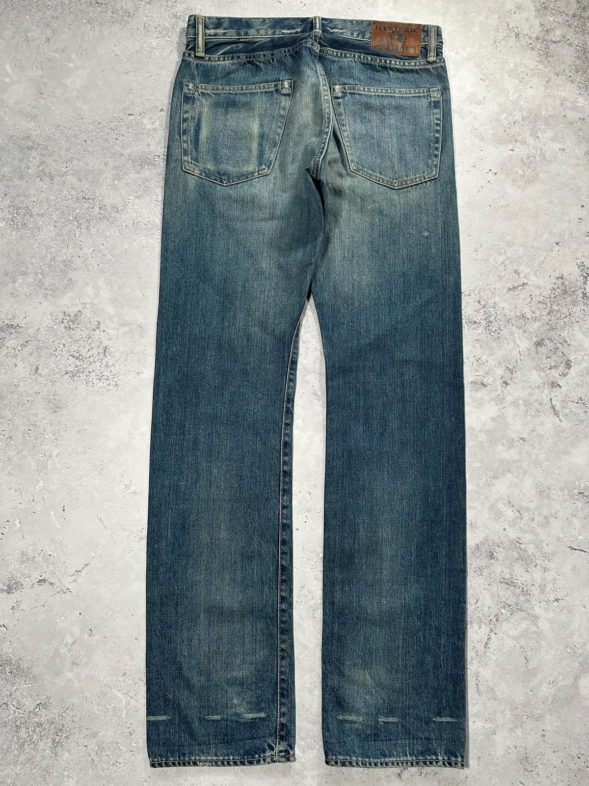 Hysteric Glamour 2000’s Studded Selvedge Denim Jeans (Waist 28” Length 31.5”)