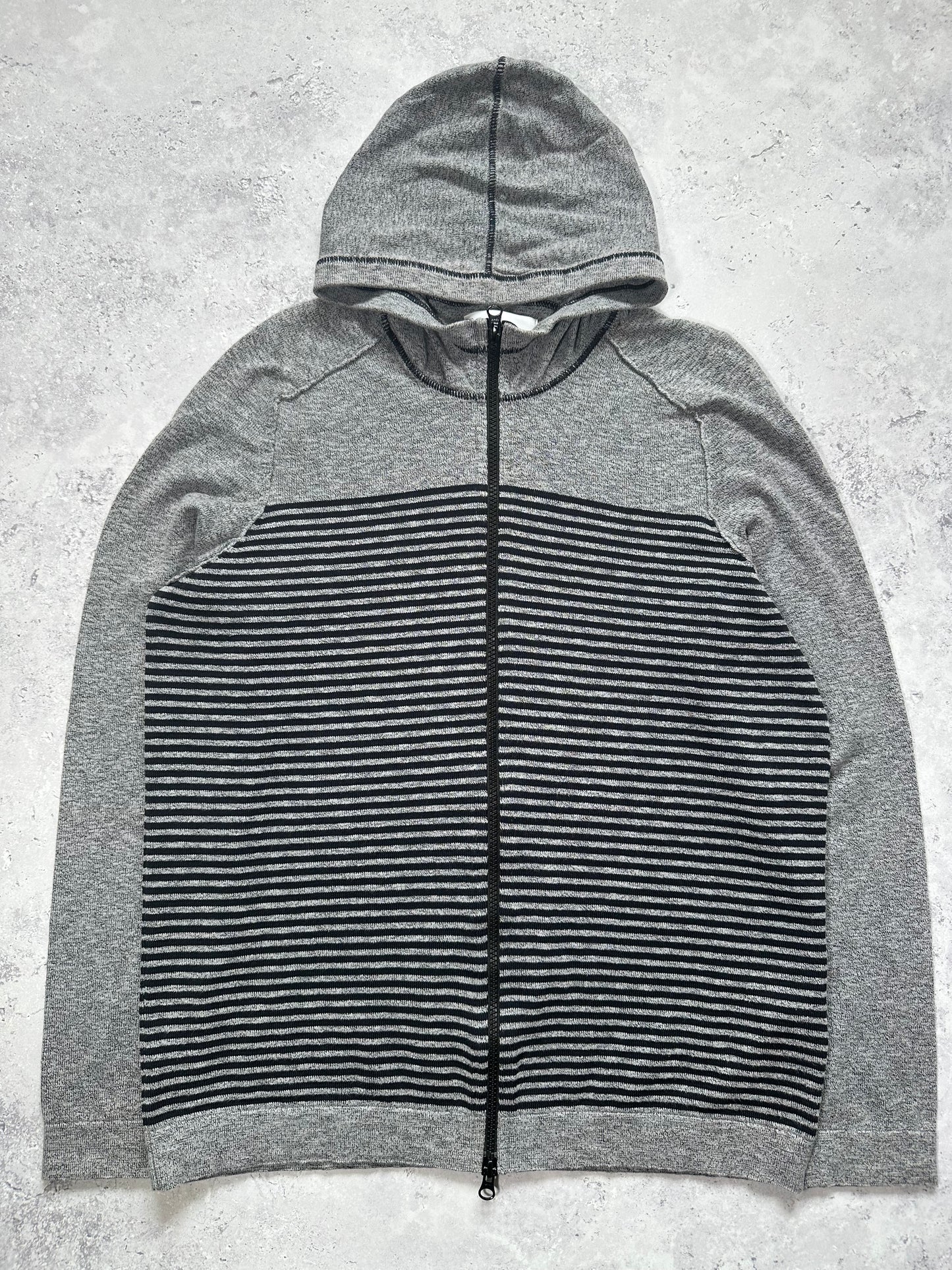 Stone Island 2017 Marina Striped Zip Hoodie (M)