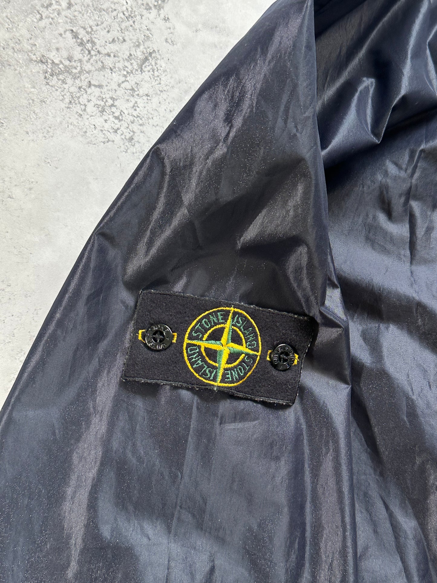 Stone Island AW2000 Liquid Finish Polyurethane Hooded Jacket (XXL)