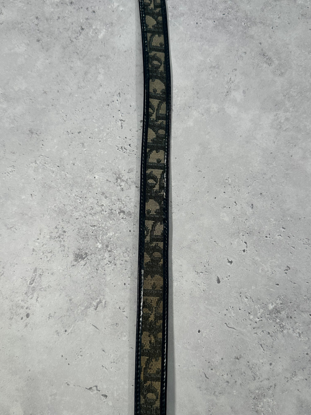 Christian Dior Spellout Trotter Monogram Belt by John Galliano
