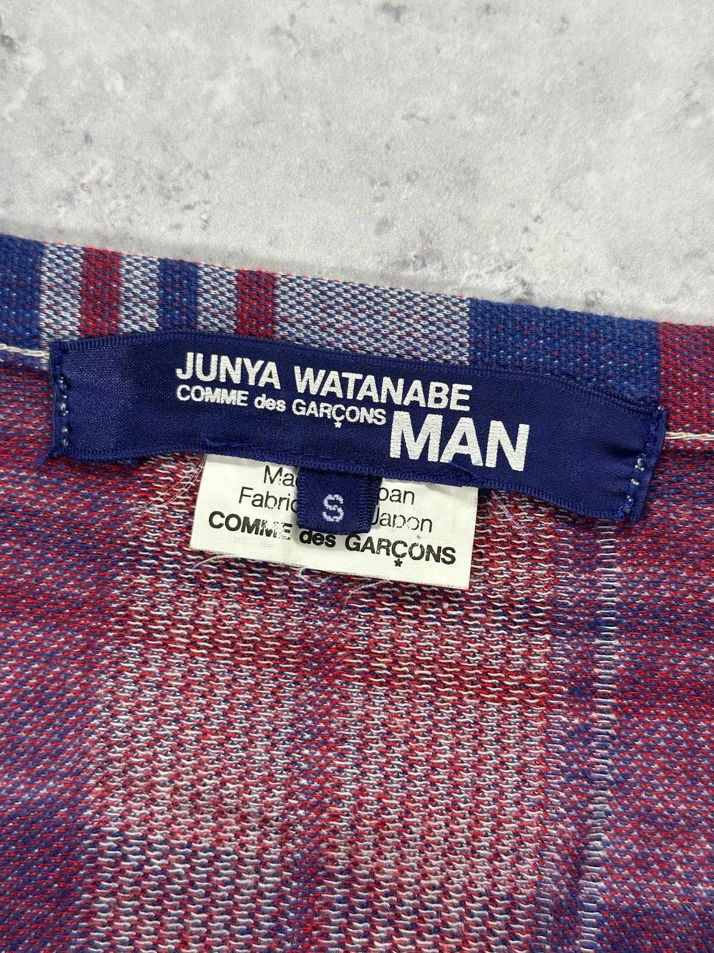 Junya Watanabe MAN Comme des Garçons 2012 Plaid Cardigan (S)