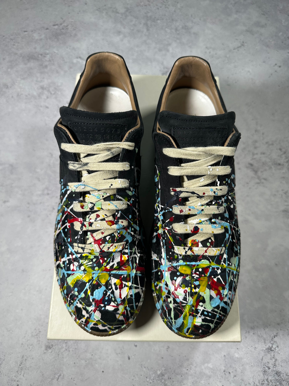 Maison Margiela Aggressive Paint Splatter GATs