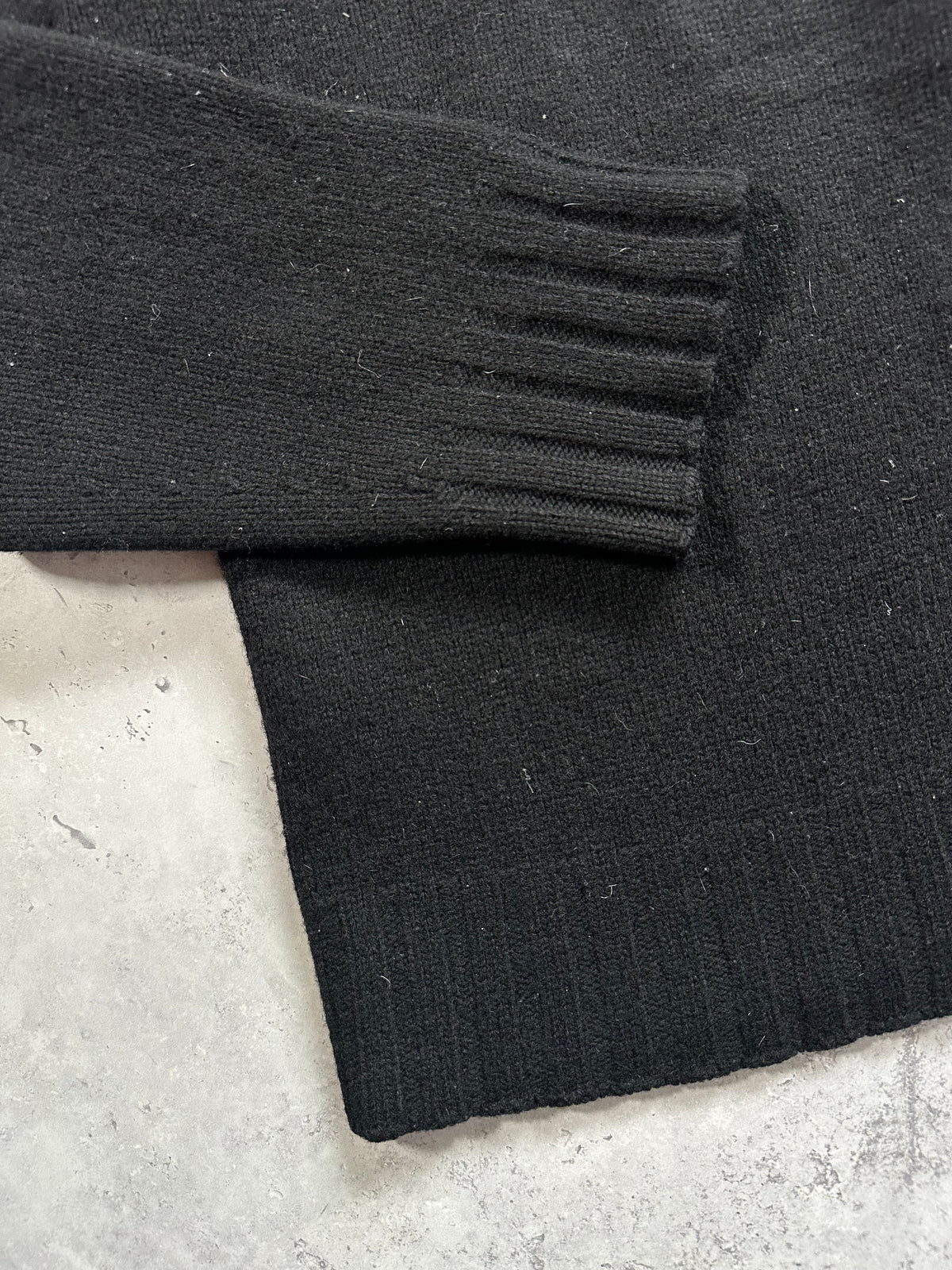 Stone Island AW2006 Hooded Zip Wool Knit by Paul Harvey (L)