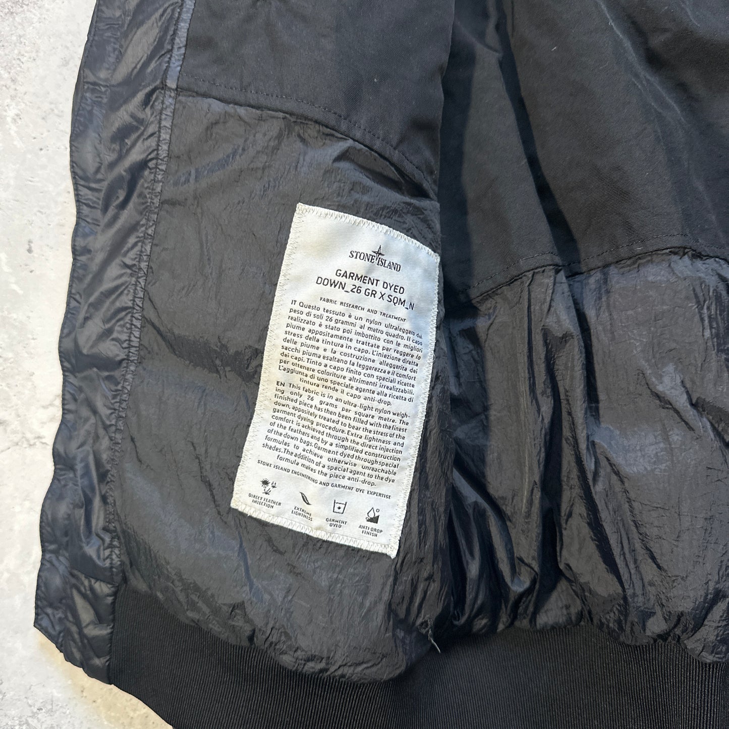 Stone Island 2013 Garment Dyed Down Puffer Jacket (M)
