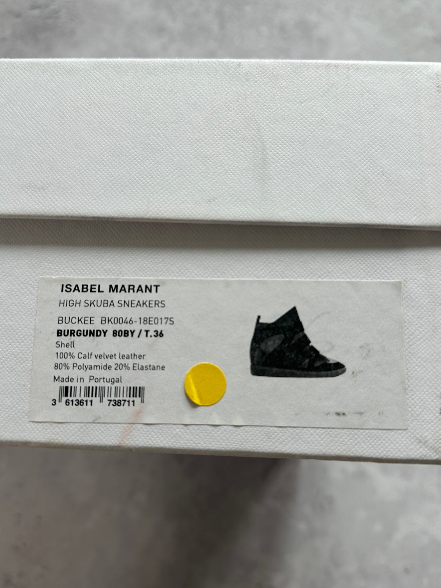 Isabel Marant High Top Triple Strap Sneakers