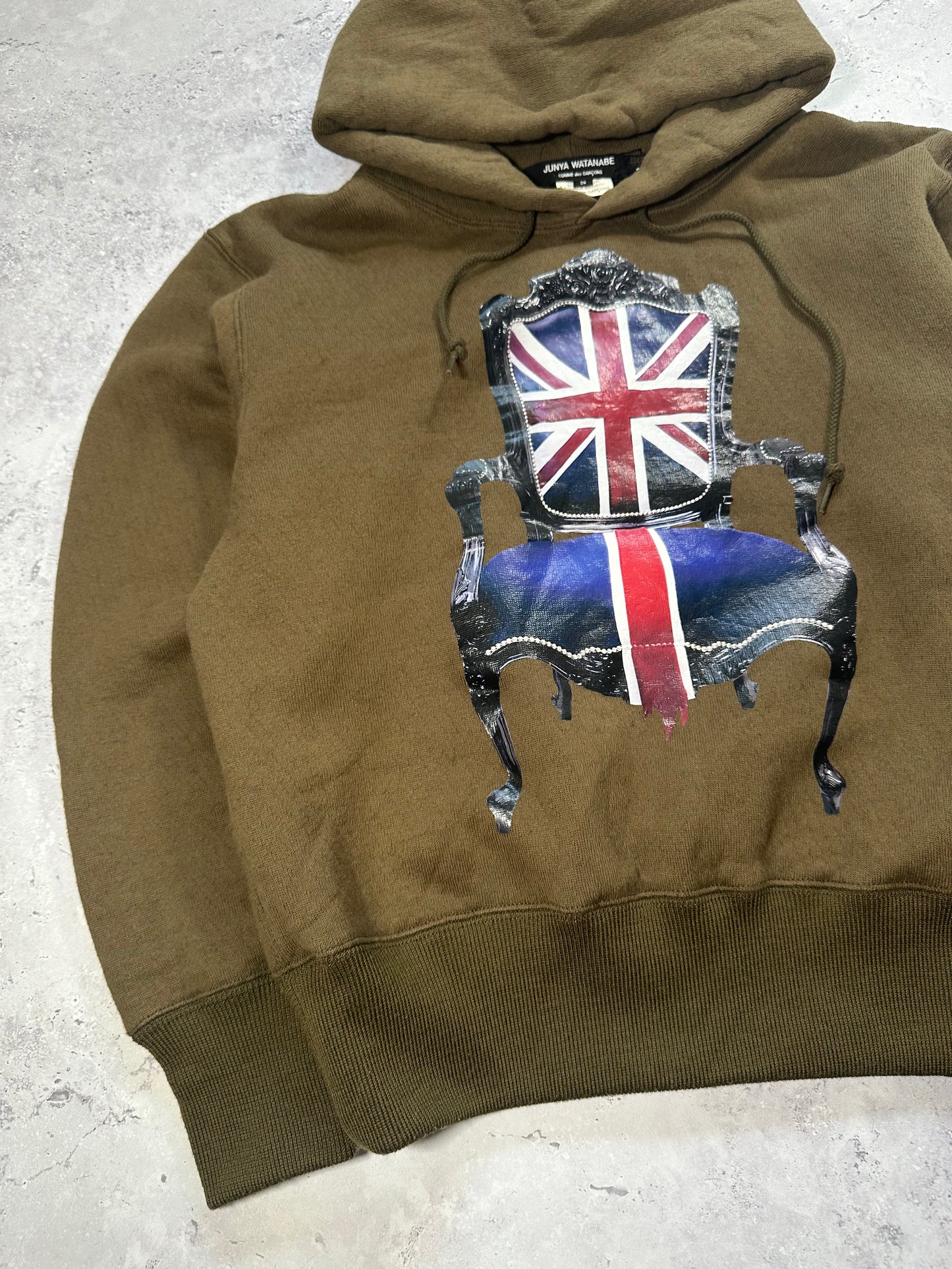 Junya Watanabe Comme Des Garçons AD2017 Union Jack Chair Hoodie