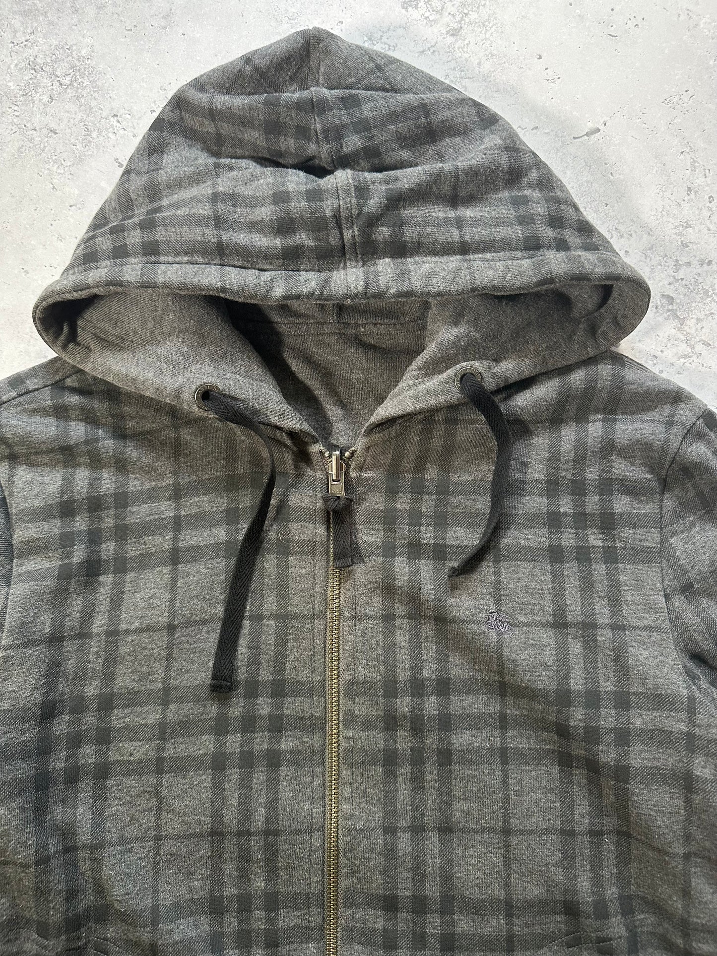 Burberry Black Label 2000s Reversible Zip Hoodie (S)