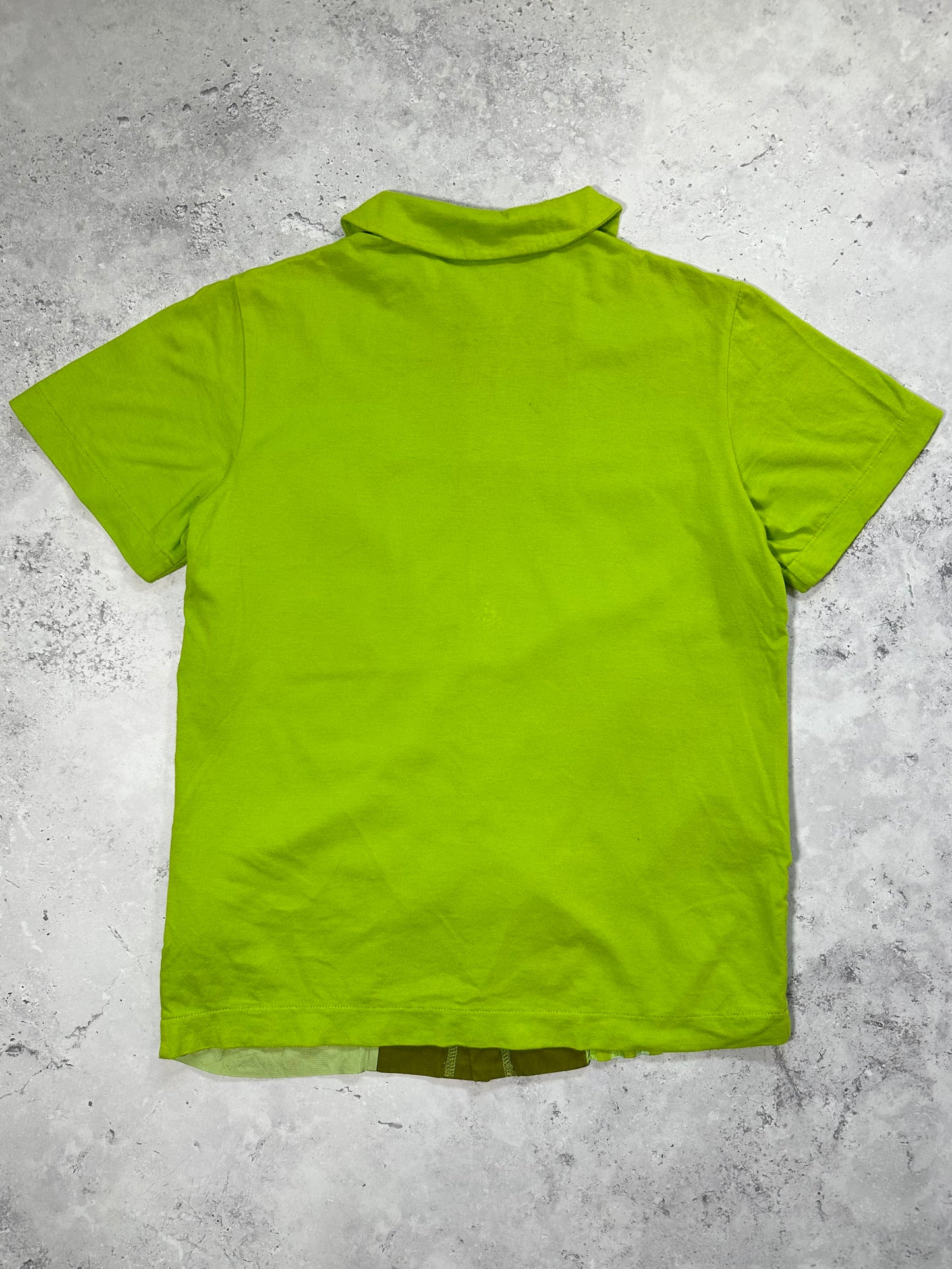 Comme Des Garçons Tricot SS2000 Patchwork Button Up Tshirt (S)
