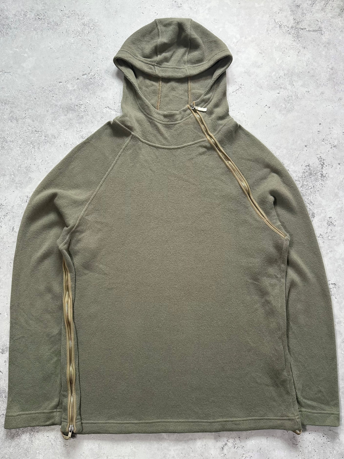 CP Company AW2000 Asymmetrical Zip Ninja Hoodie by Paul Harvey (L-XL)