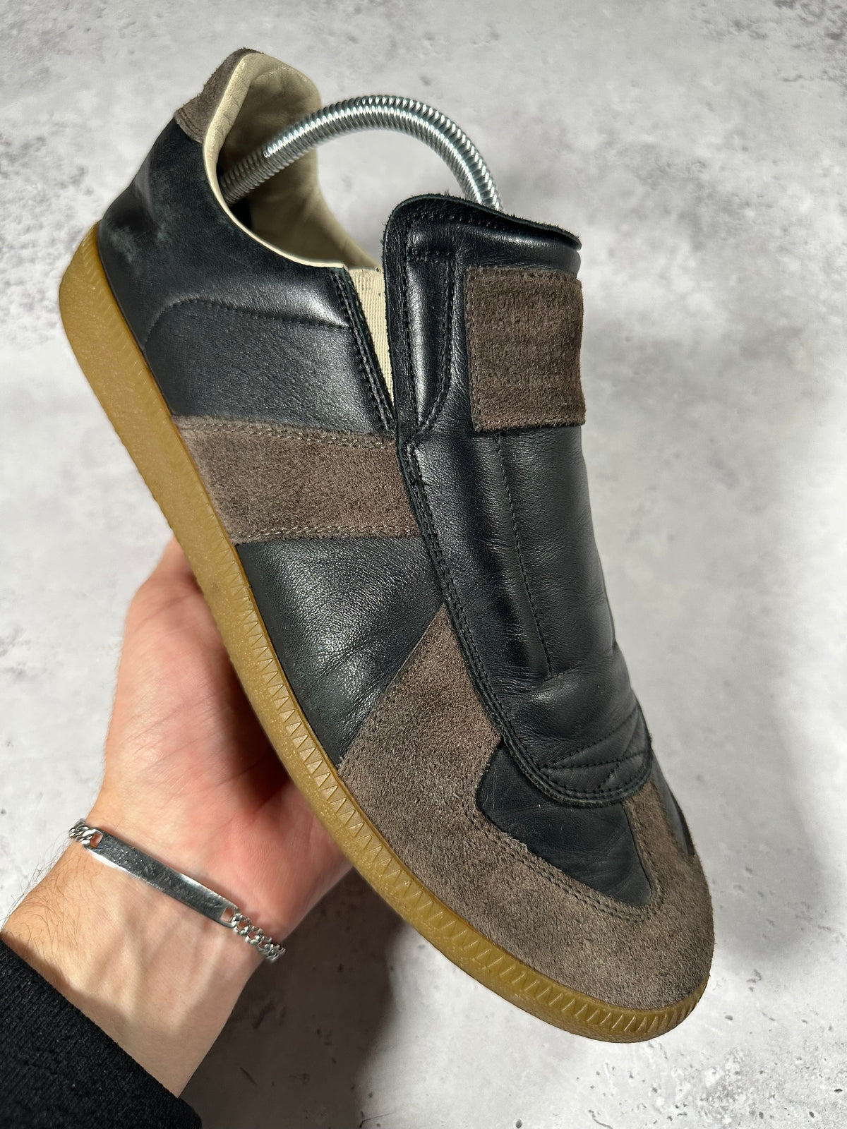 Maison Margiela 2012 Slip On GAT Sneakers in Brown (EU43, suitable for EU44)