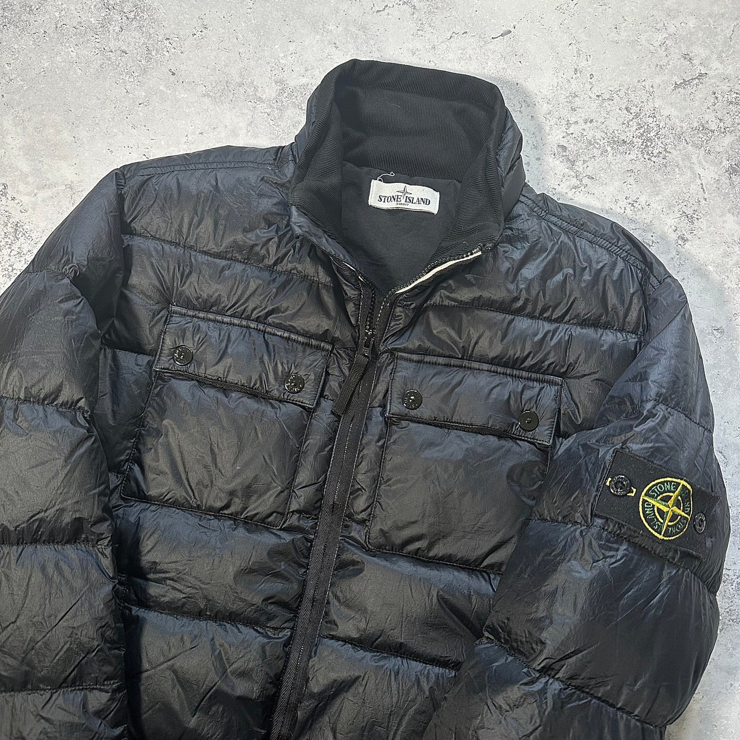 Stone Island 2013 Garment Dyed Down Puffer Jacket (M)