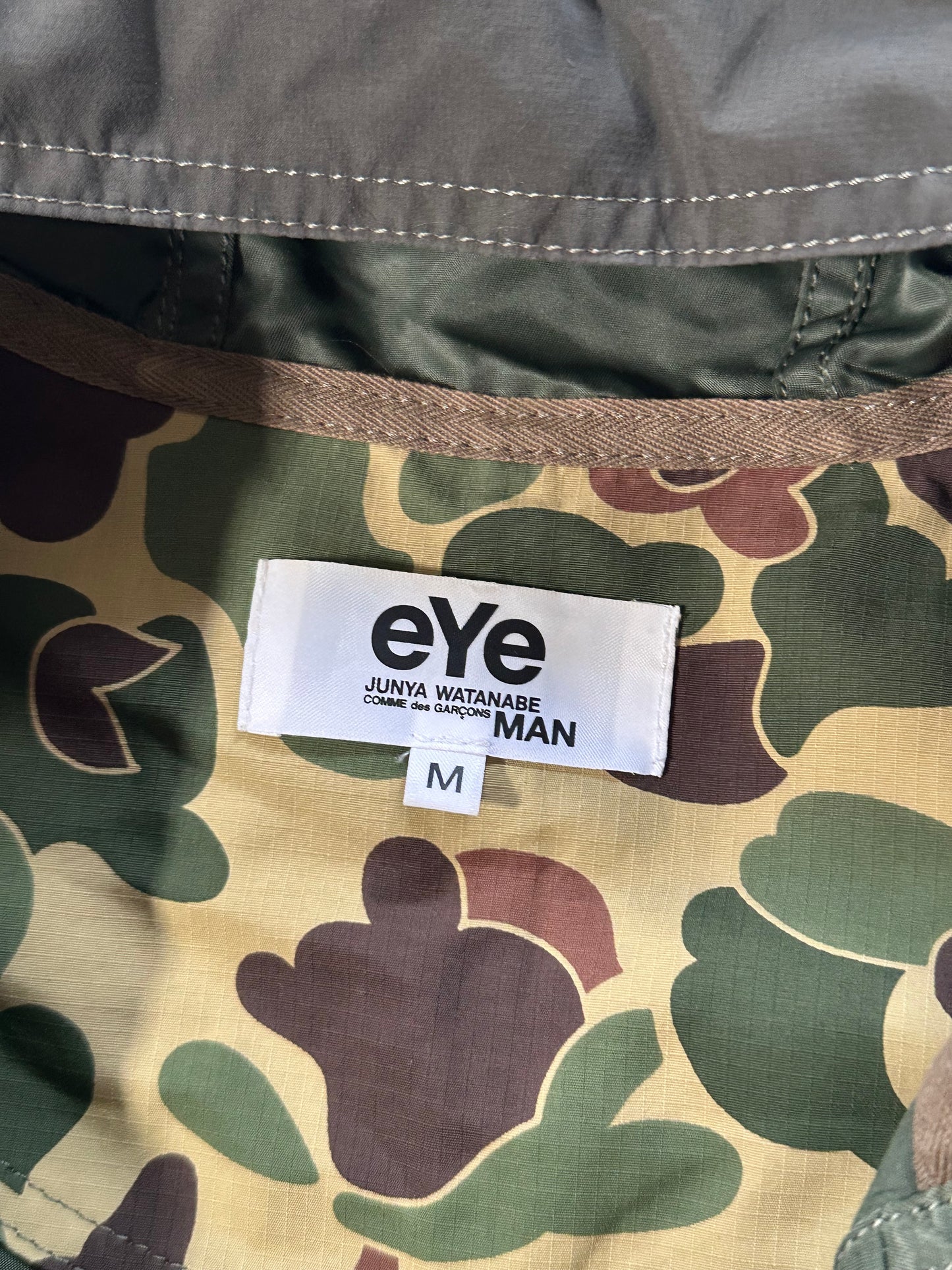 eYe Junya Watanabe MAN Comme des Garçons SS2019 Reflective Hooded Anorak Jacket
