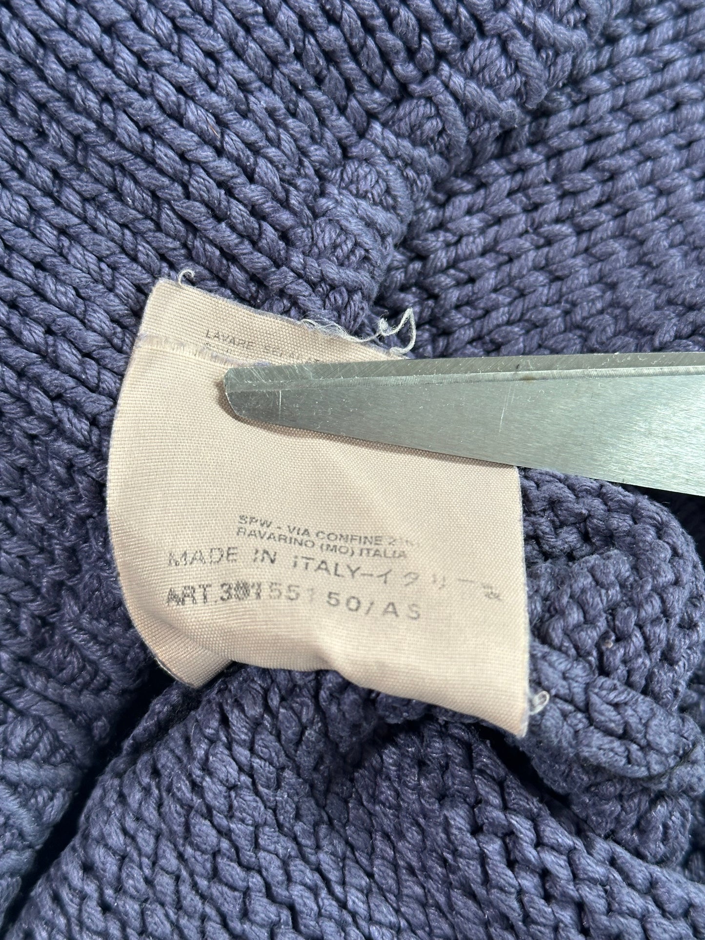 Stone Island 1999 Silk Jumper w/ Green Edge Badge