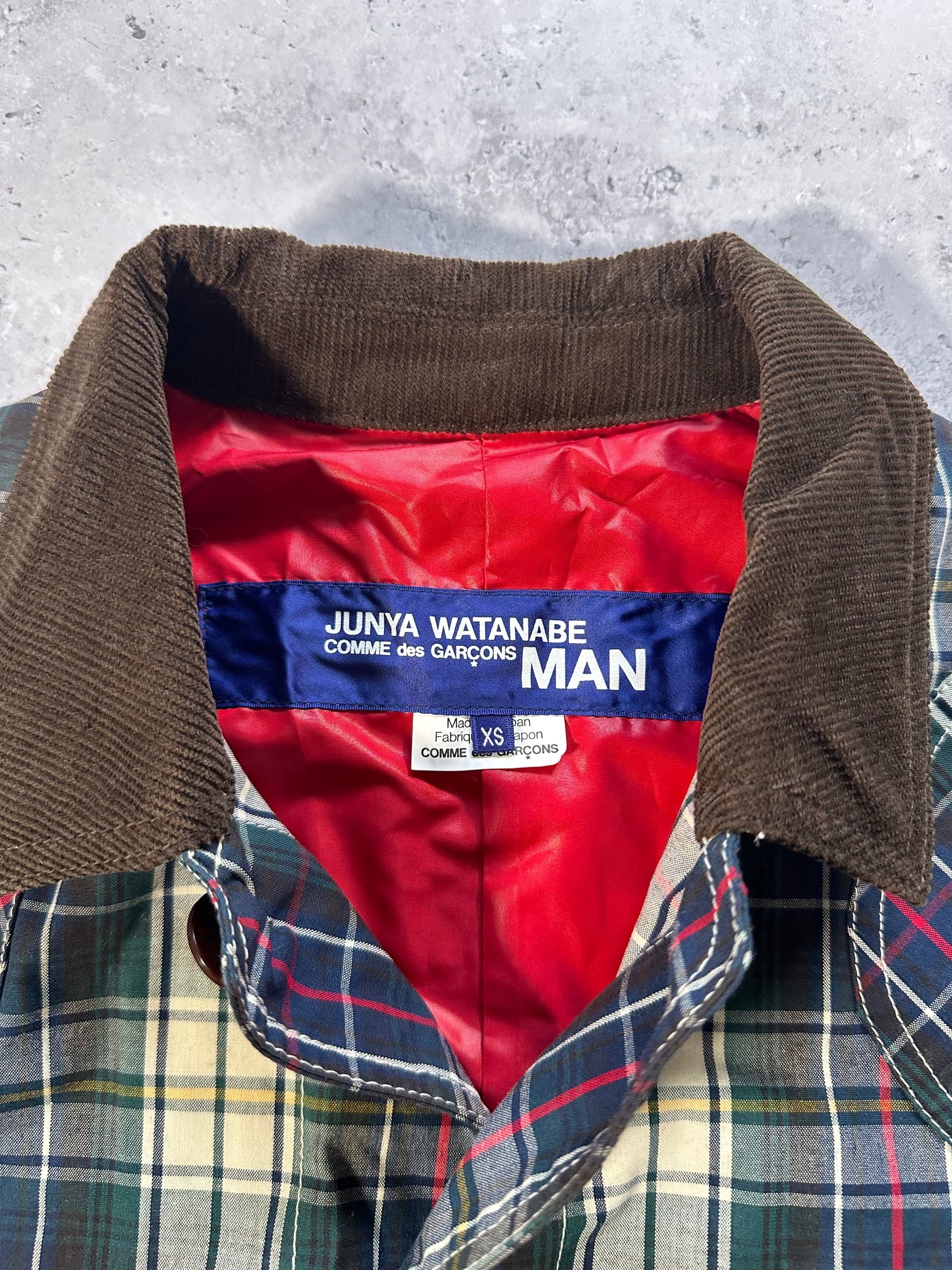Junya Watanabe MAN Comme des Garçons AD2011 Plaid Tartan Hunting Jacket (S-M)