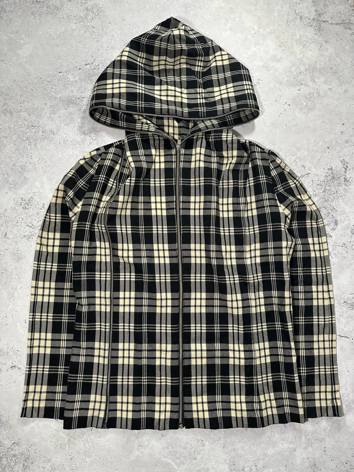 Issey Miyake I.S Plaid Double Zip Jacket