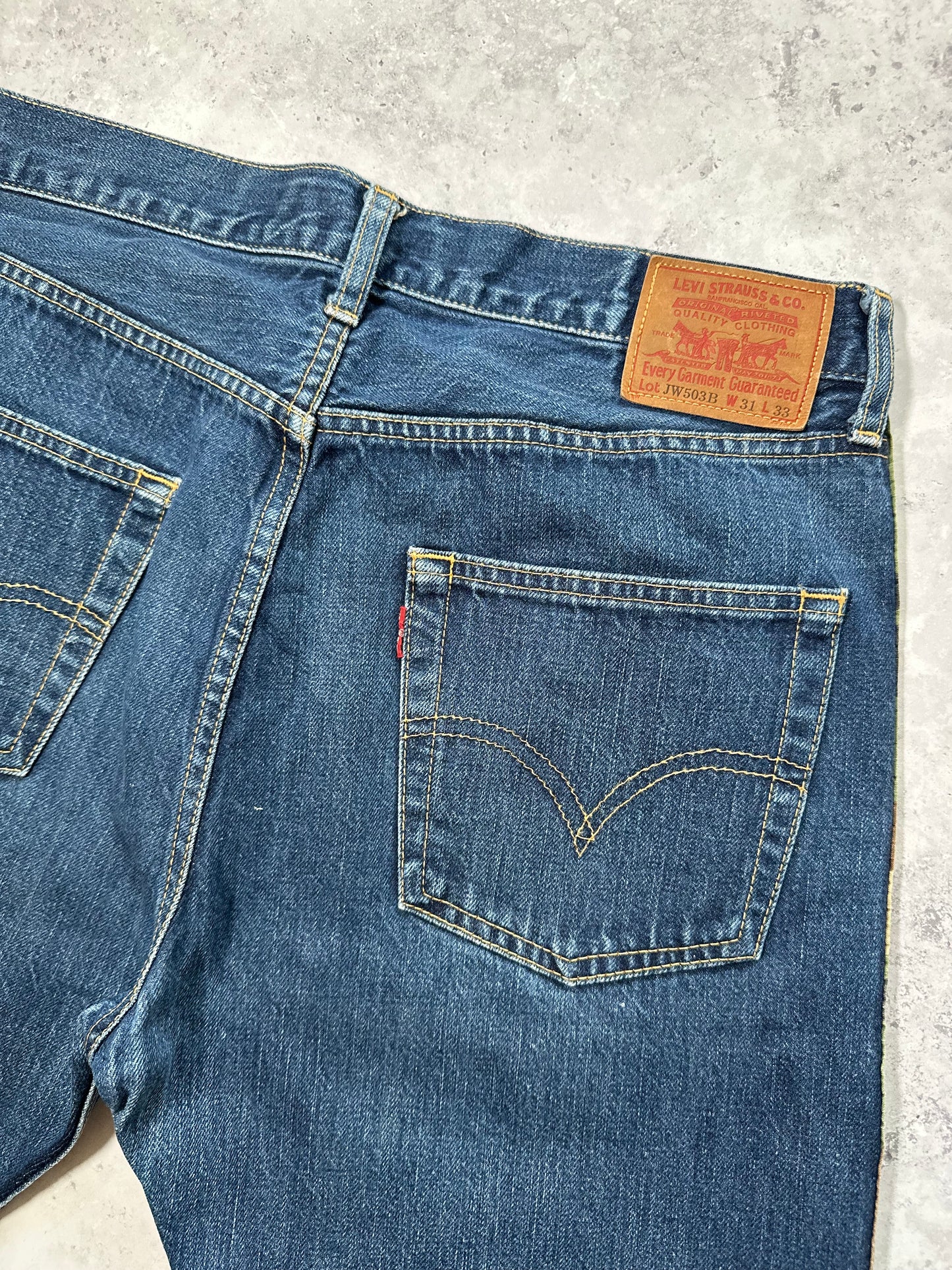 Junya Watanabe MAN × Levi’s AD2006 Camo Side Panel Jeans