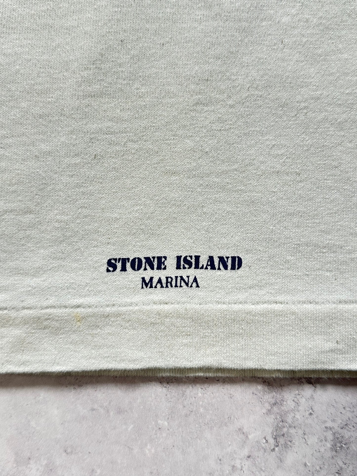 Stone Island Marina 1990s Thick Cotton Longsleeve Tshirt (M/L)