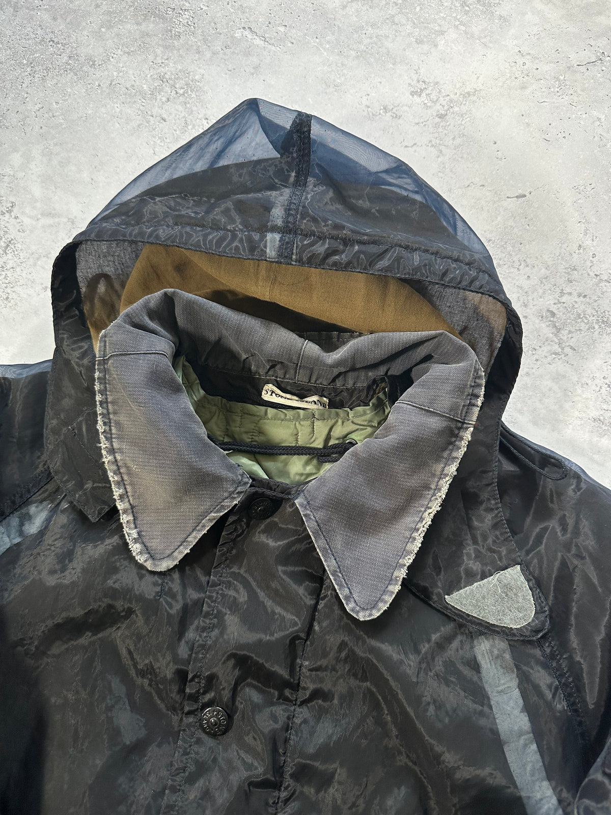 Stone Island SS2001 Monofilament Jacket by Paul Harvey (XXL)