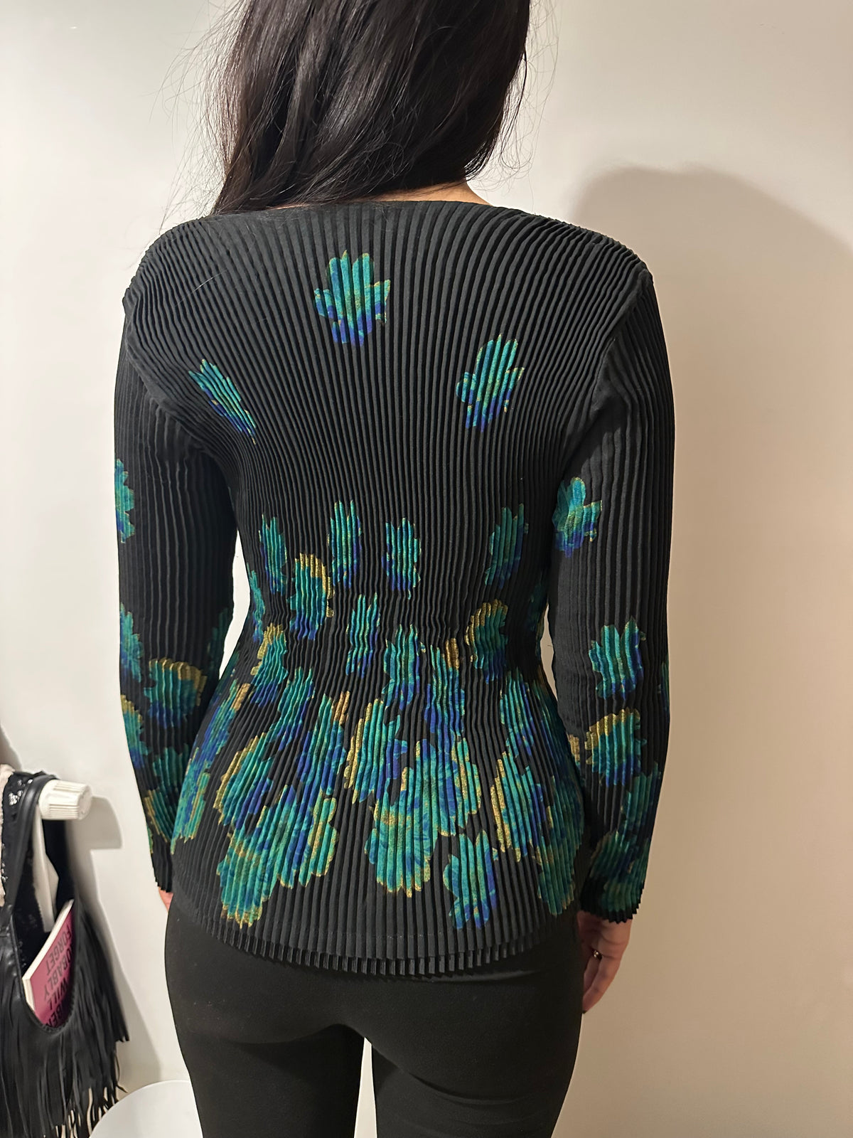 Issey Miyake Pleats Please AW2000 Floral Longsleeve Tshirt