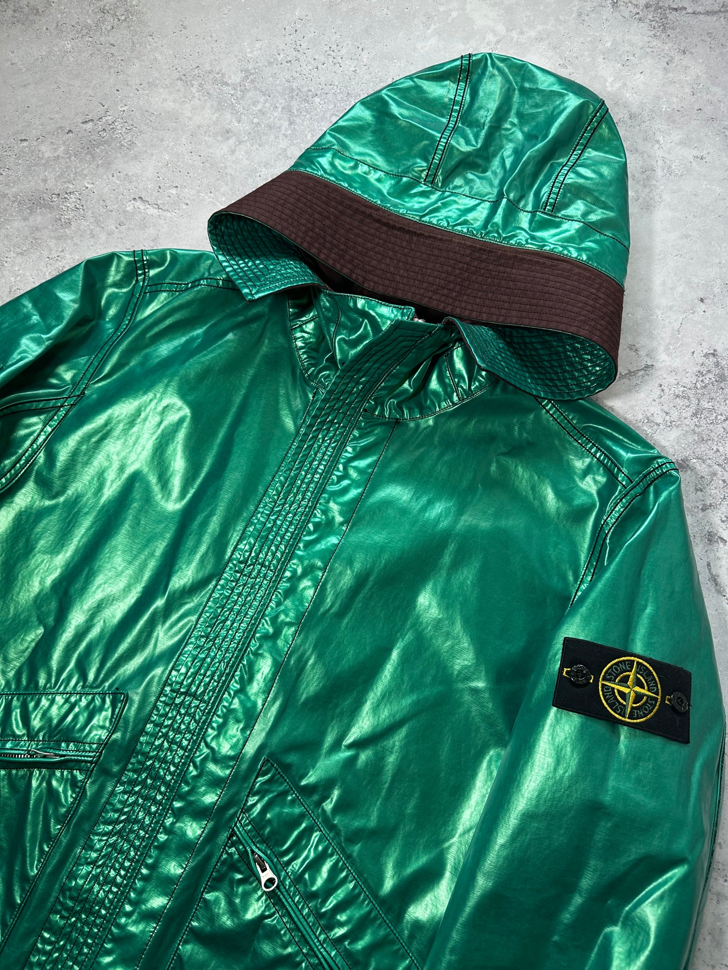 Stone Island AW2015 Raso Gommato Reversible ‘Spaceman’ Jacket