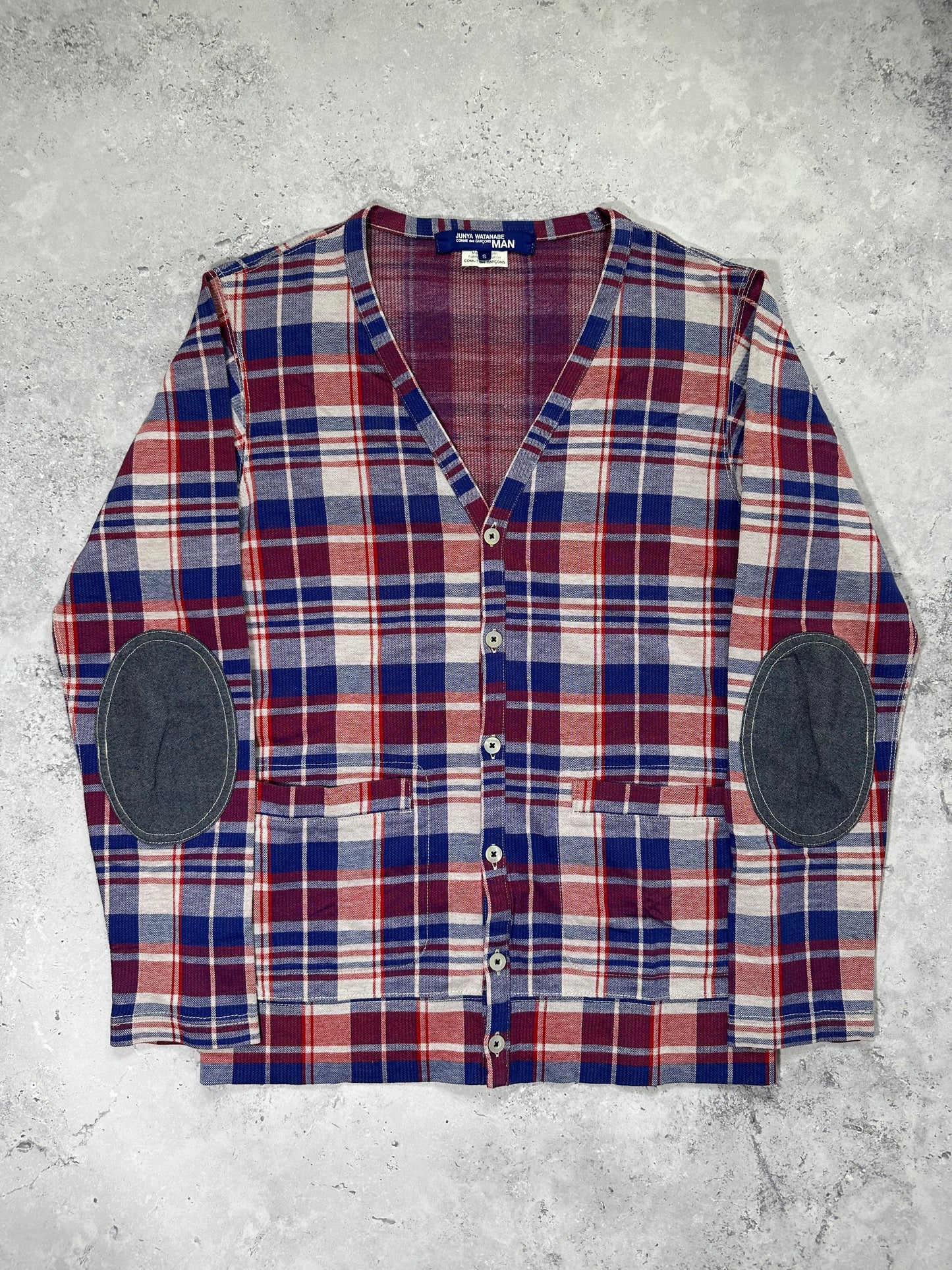 Junya Watanabe MAN Comme des Garçons 2012 Plaid Cardigan (S)