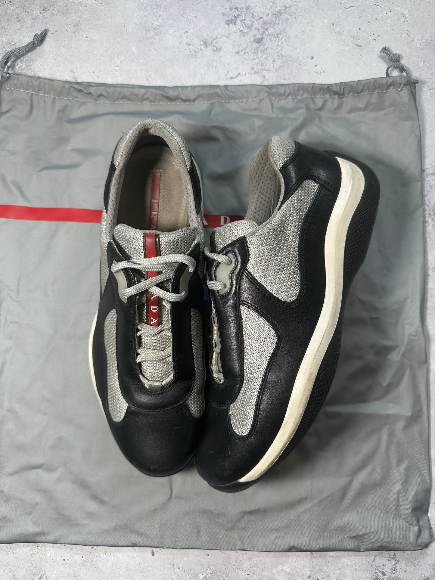 Prada Linea Rossa America’s Cup Sneakers in Blue (tagged UK6, fits UK7 / US8 / EU41 / 27cm)