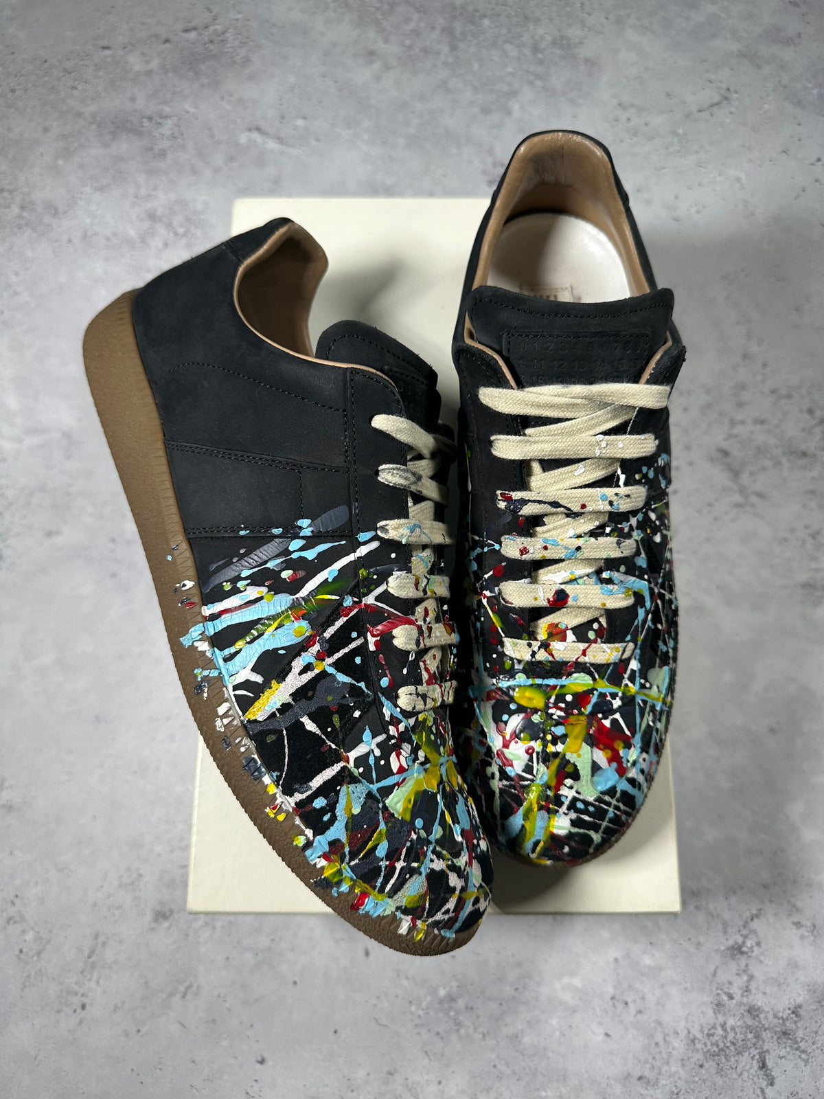 Maison Margiela Aggressive Paint Splatter GATs