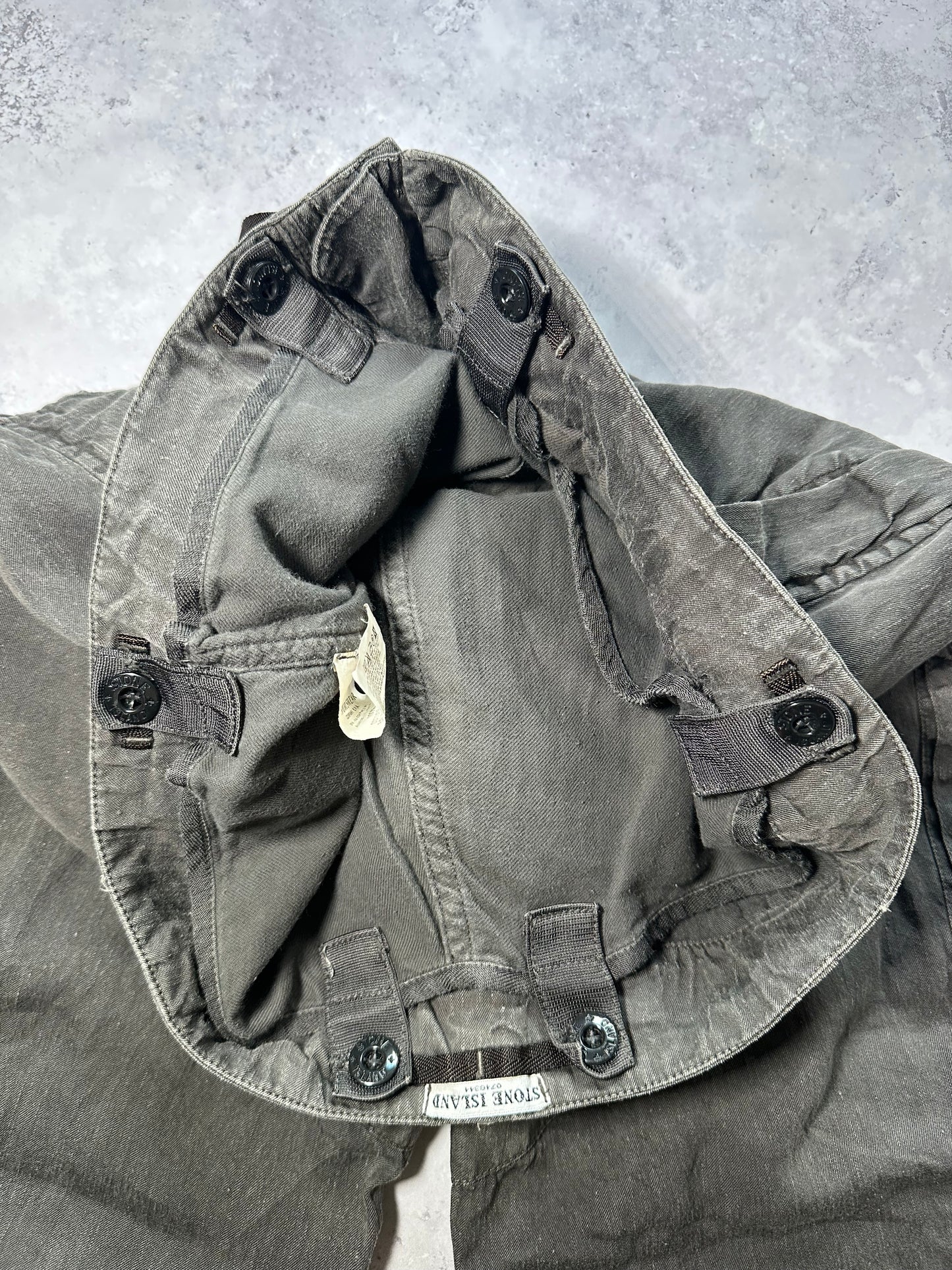 Stone Island AW2005 Linen Nylon Cargo Trousers by Paul Harvey (50 / W32)