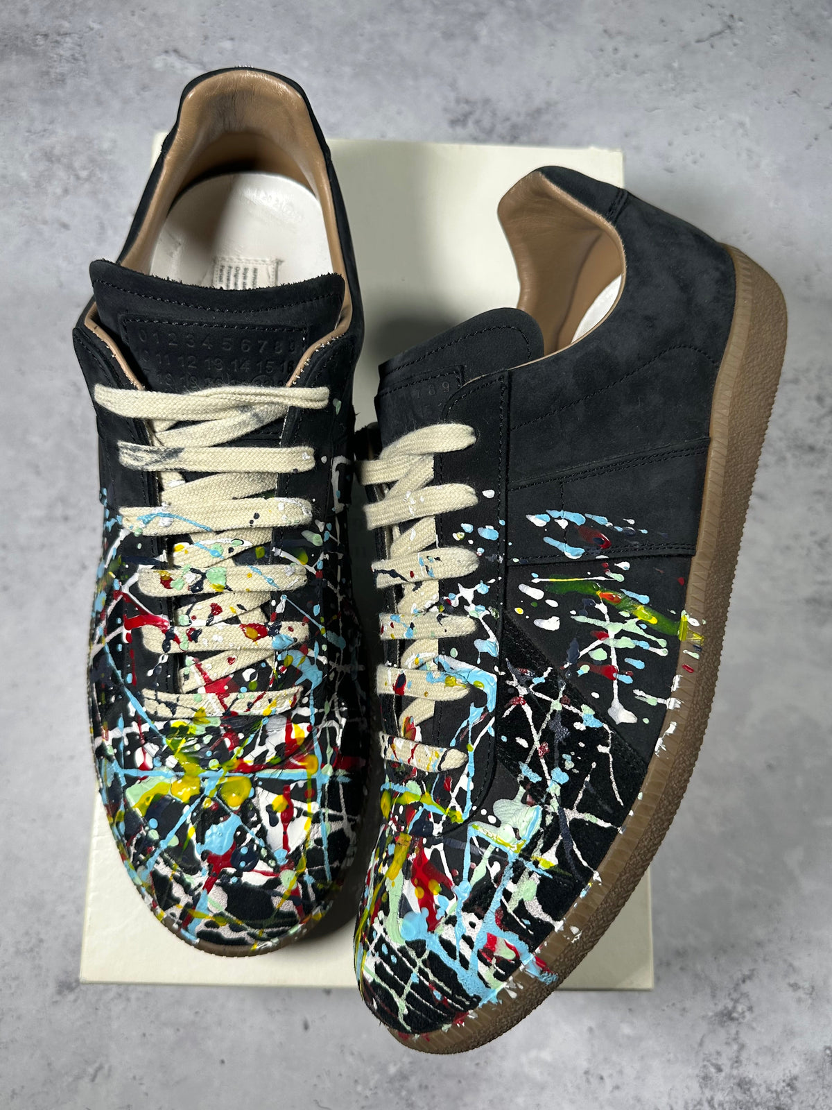 Maison Margiela Aggressive Paint Splatter GATs