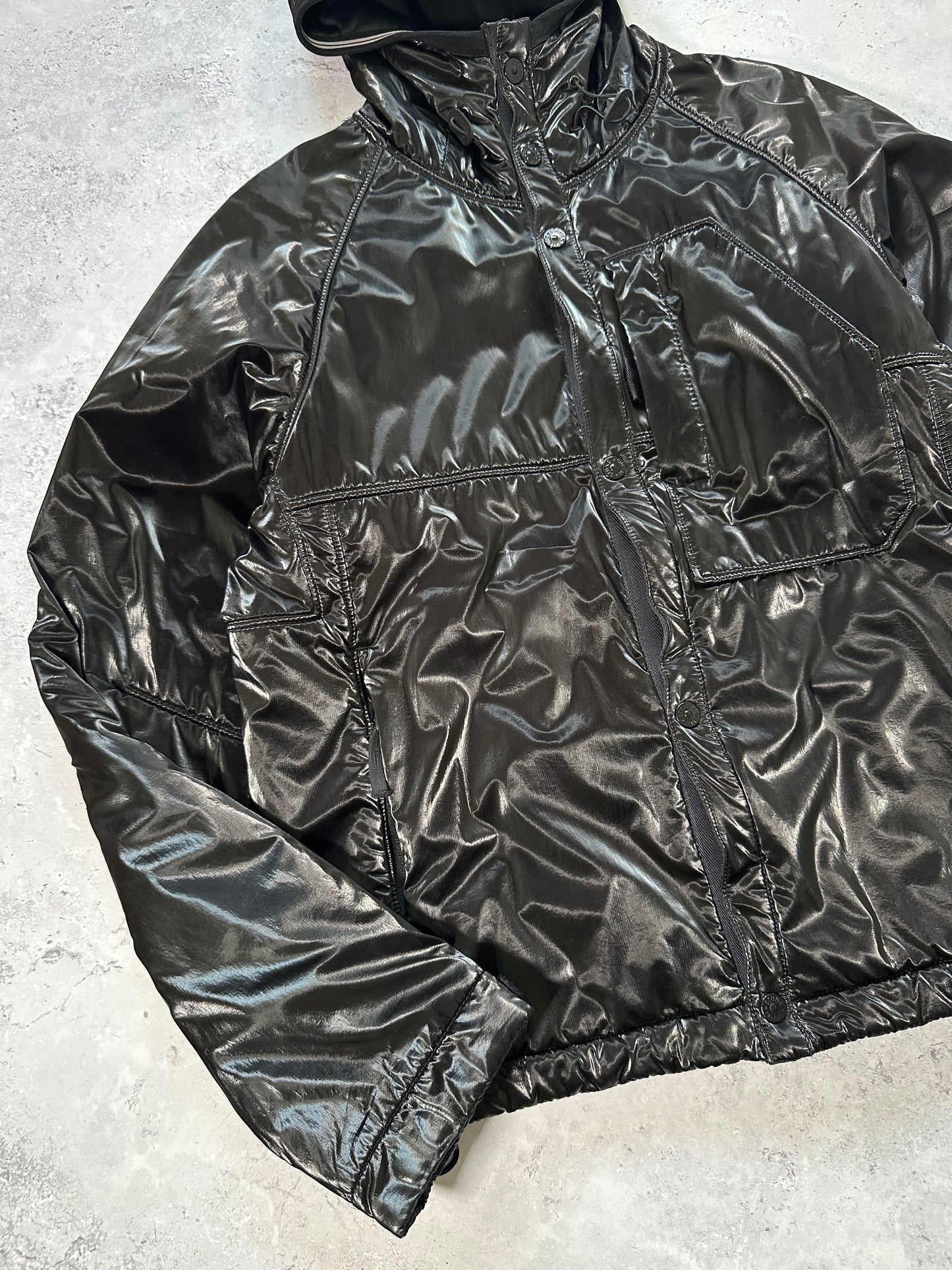 Stone Island 2008 Prismatic Silk Zip Archivio Jacket