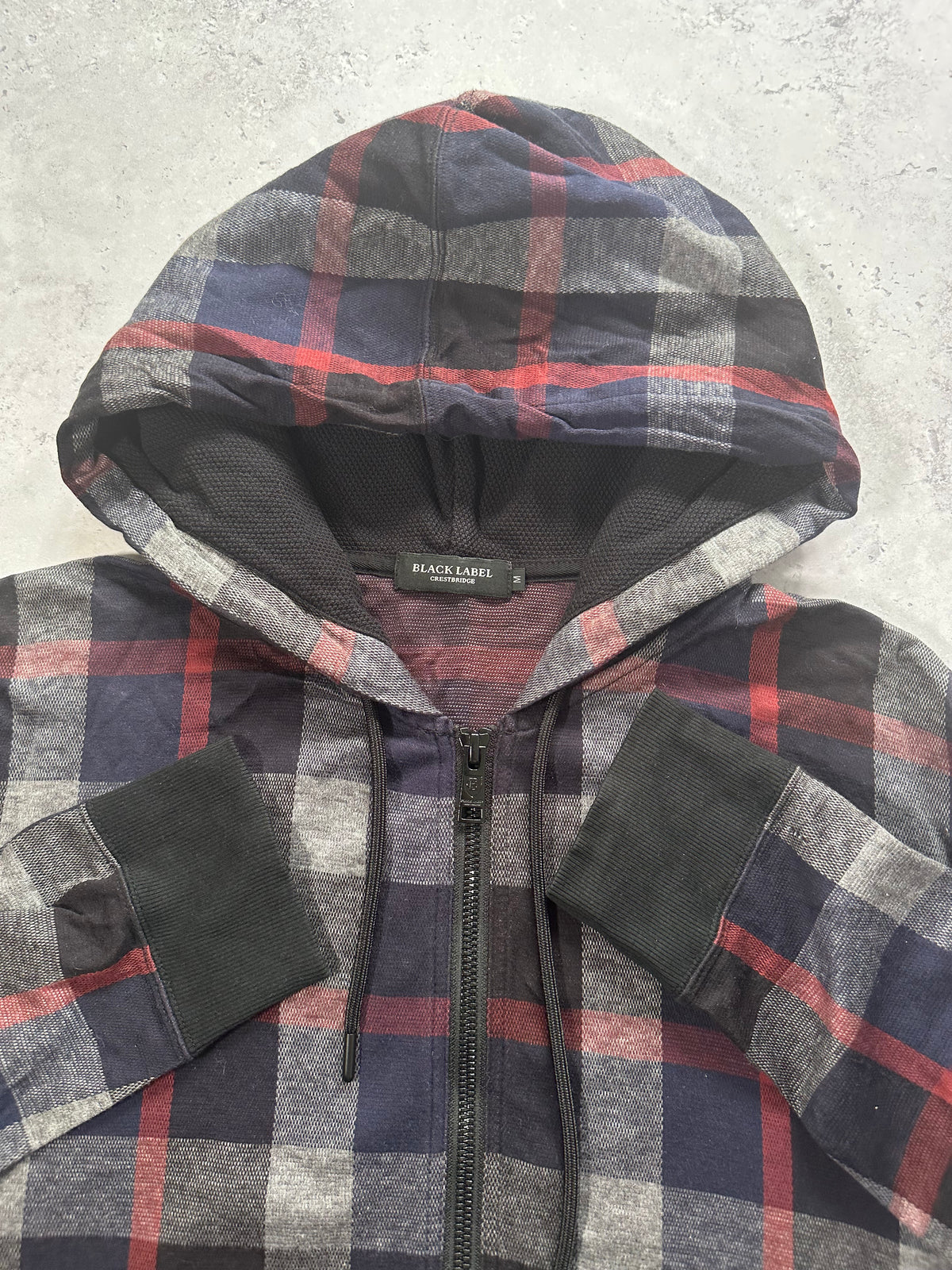 Burberry Black Label Crestbridge 2016 Nova Check Zip Hoodie (S)
