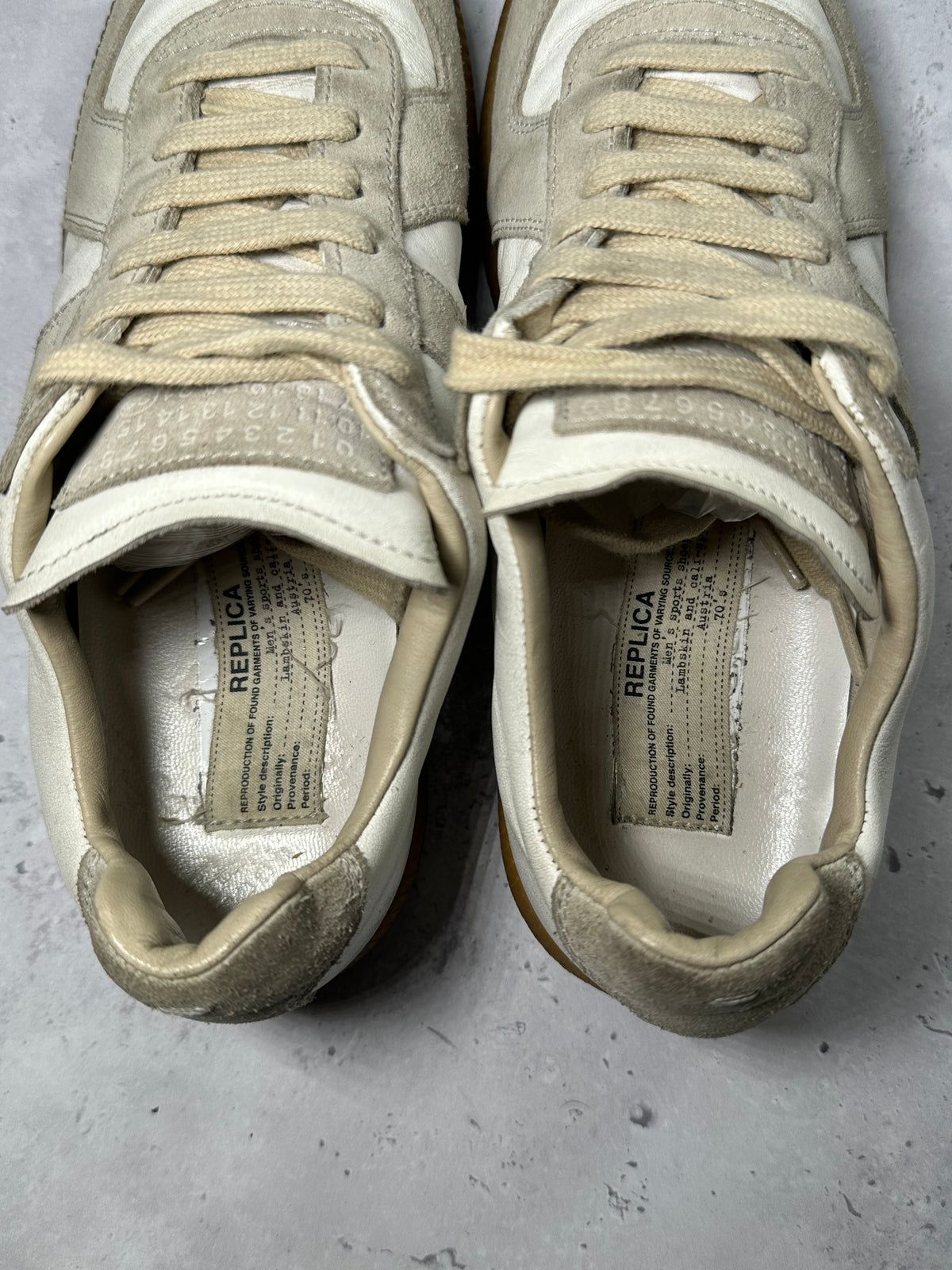 Maison Margiela GAT Low Sneakers (EU37 / UK 4-4.5/ US 5-5.5, insole is approx 24.5cm)